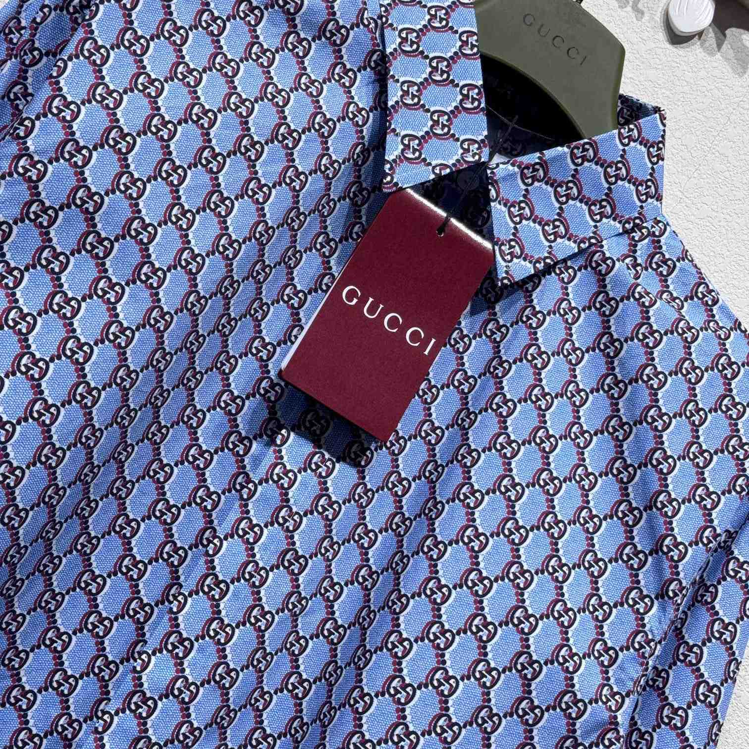 Gucci Printed Cotton Shirt - PerfectKickZ