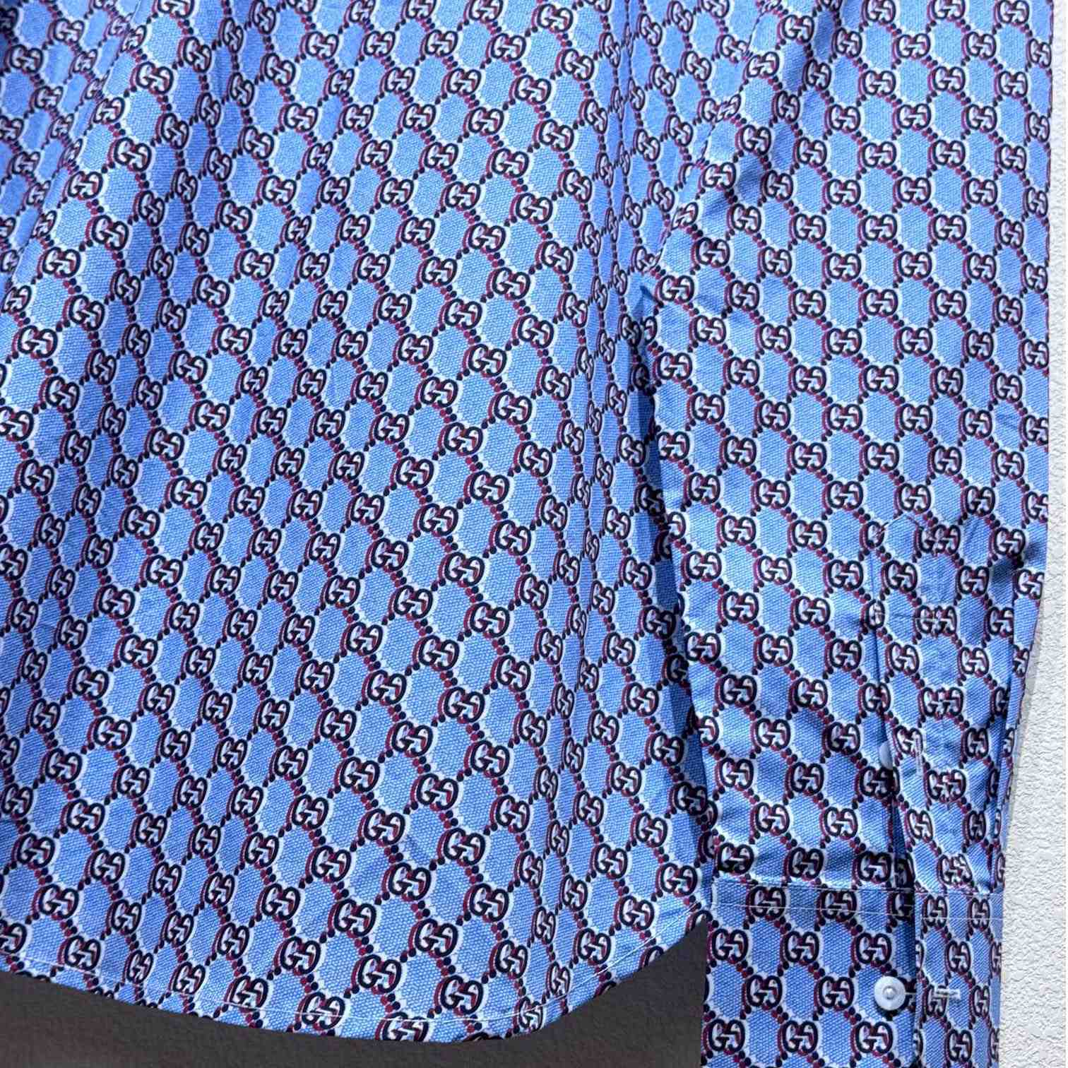 Gucci Printed Cotton Shirt - PerfectKickZ