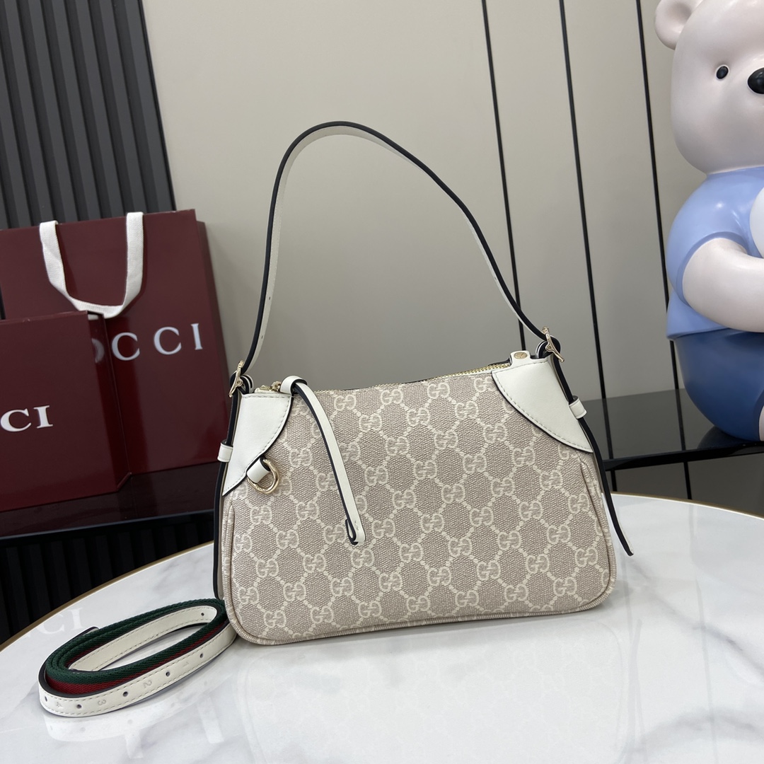 Gucci GG Emblem Small Shoulder Bag - PerfectKickZ