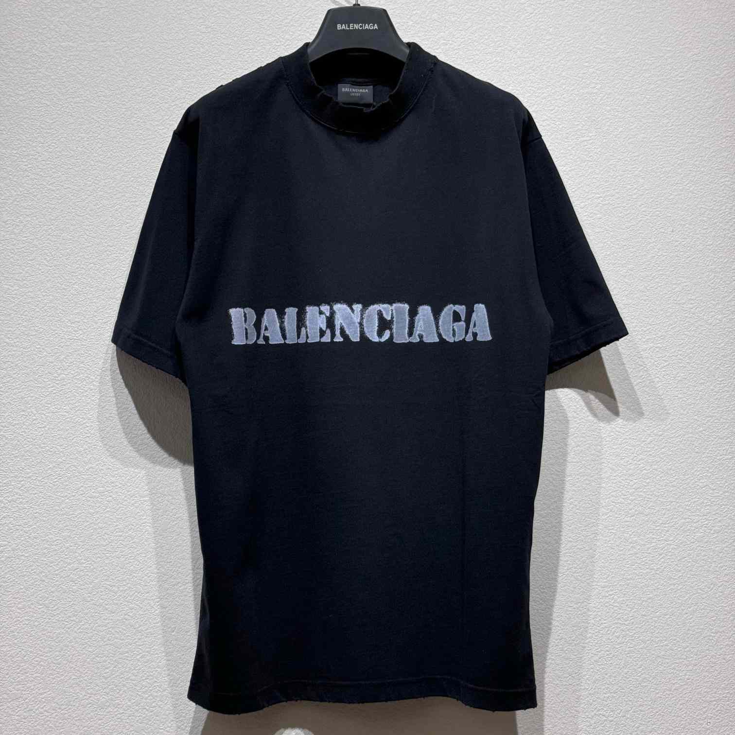 Balenciaga Stencil Type T-Shirt - PerfectKickZ