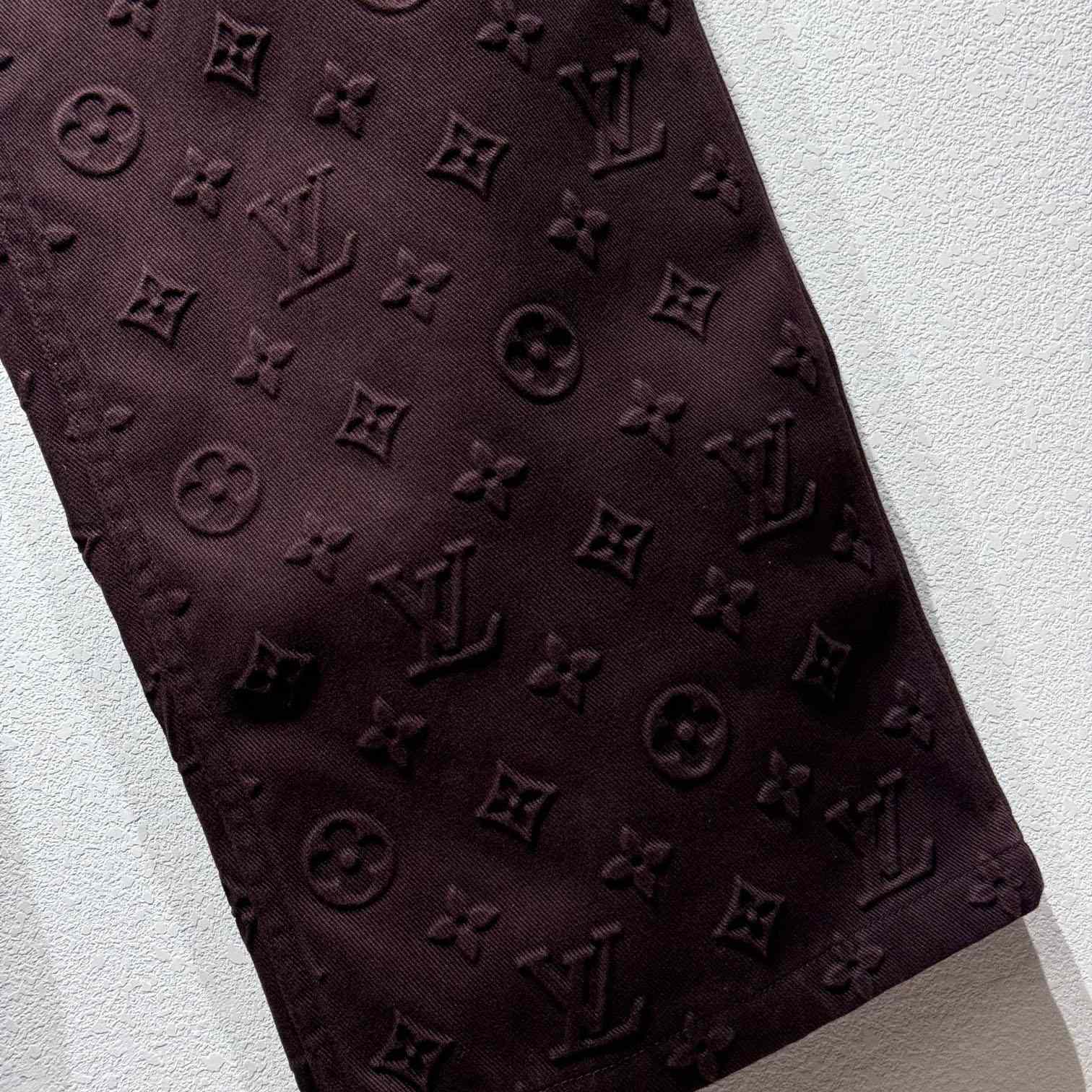 Louis Vuitton Monogram Embossed Skate Pants    - 