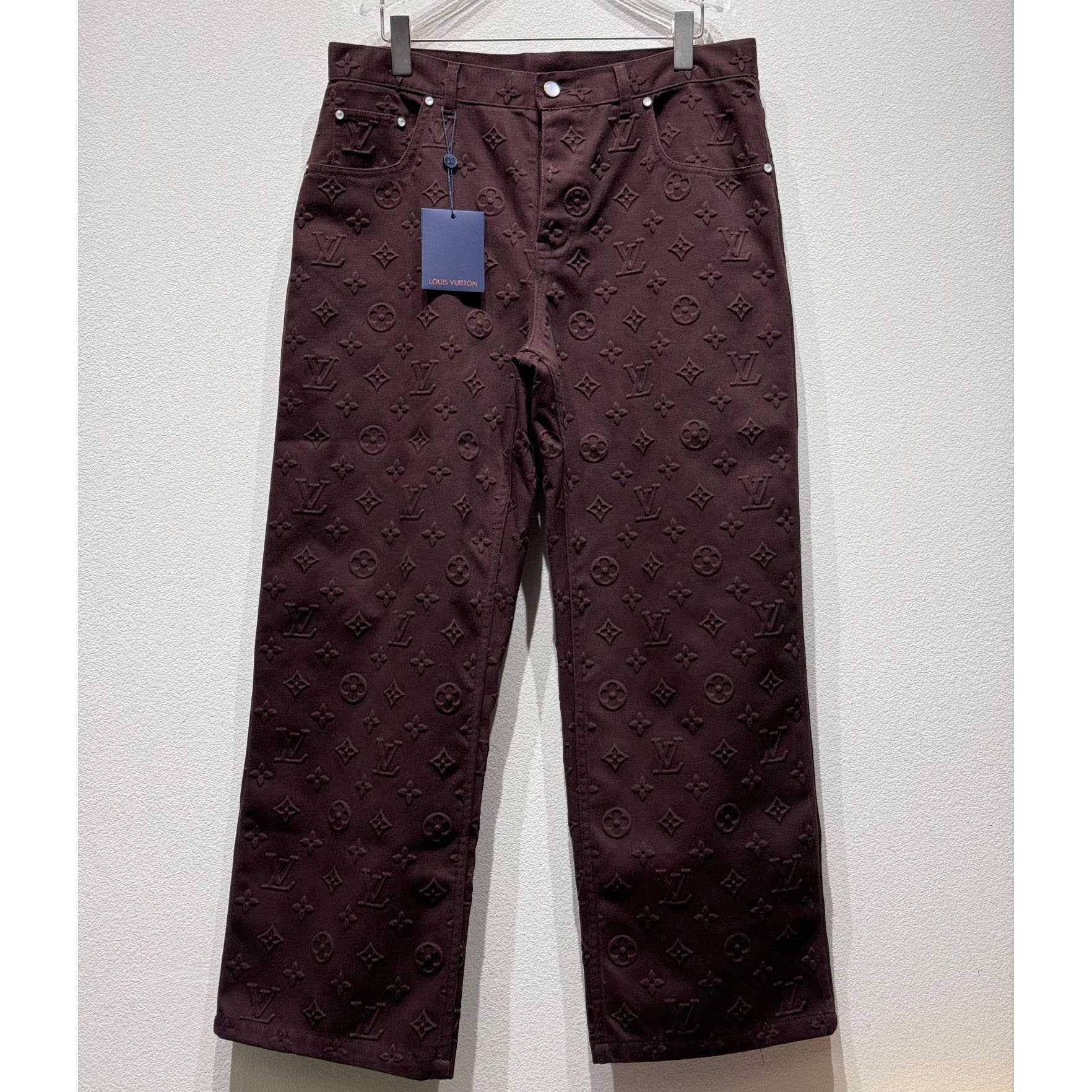 Louis Vuitton Monogram Embossed Skate Pants    - PerfectKickZ