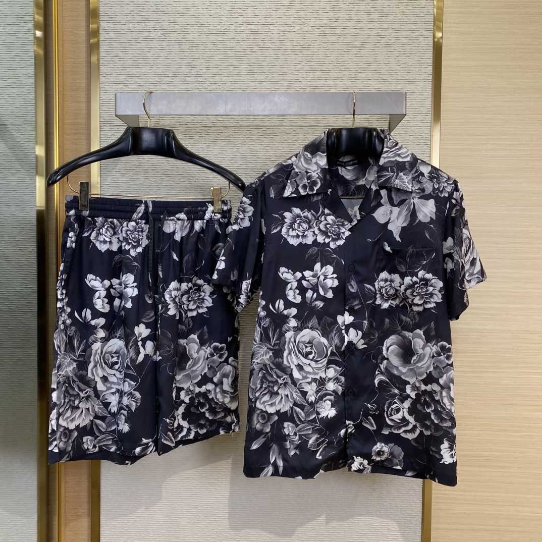 Dolce & Gabbana Floral-print Silk Shirt And Shorts - PerfectKickZ