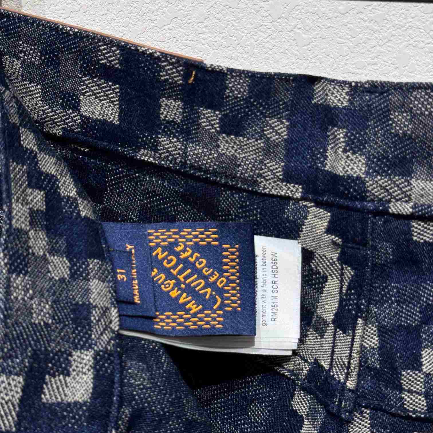 Louis Vuitton Graphic Denim Skate Shorts - PerfectKickZ