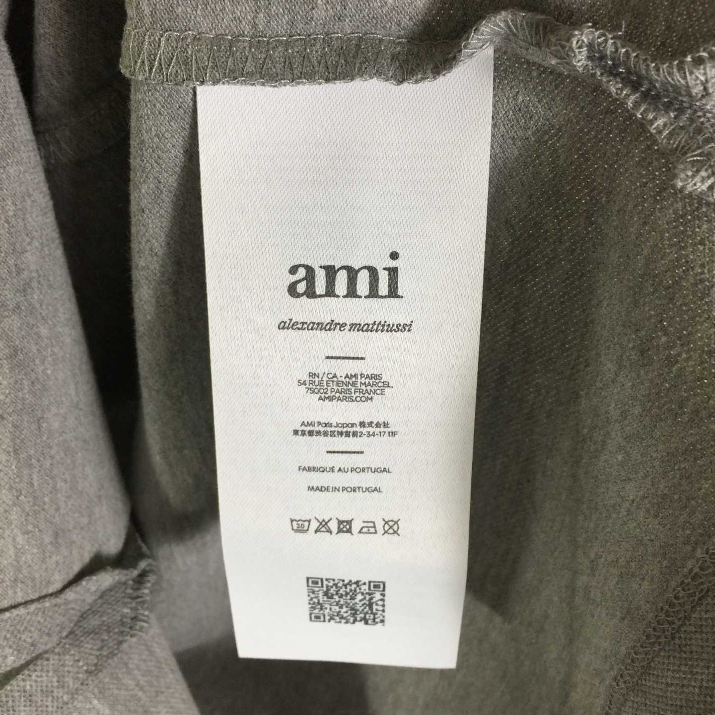 Ami Paris Ami De Coeur Embroidered Polo Shirt - PerfectKickZ