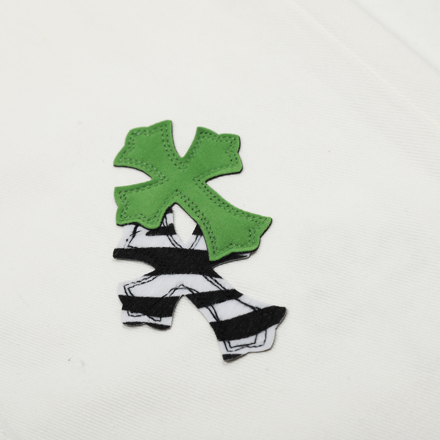Chrome Hearts Cross Patch Jeans - PerfectKickZ