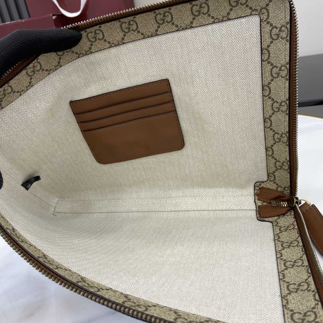 Gucci GG Emblem Small Business Case - PerfectKickZ