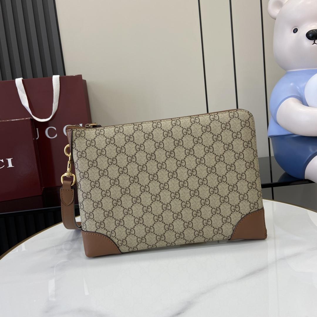 Gucci GG Emblem Small Business Case - PerfectKickZ