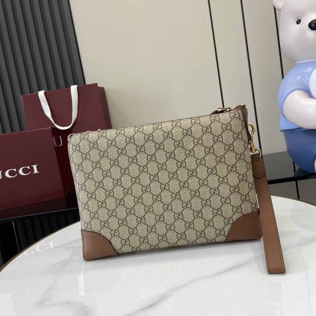 Gucci GG Emblem Small Business Case - PerfectKickZ