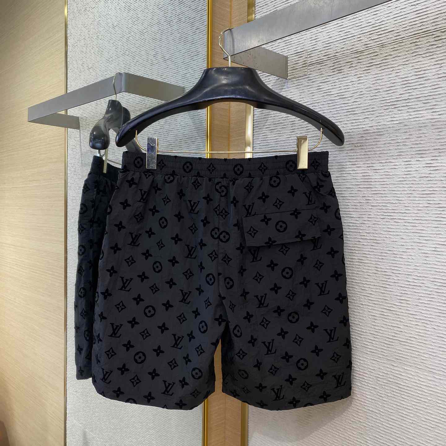 Louis Vuitton Flocked Monogram Shorts - PerfectKickZ