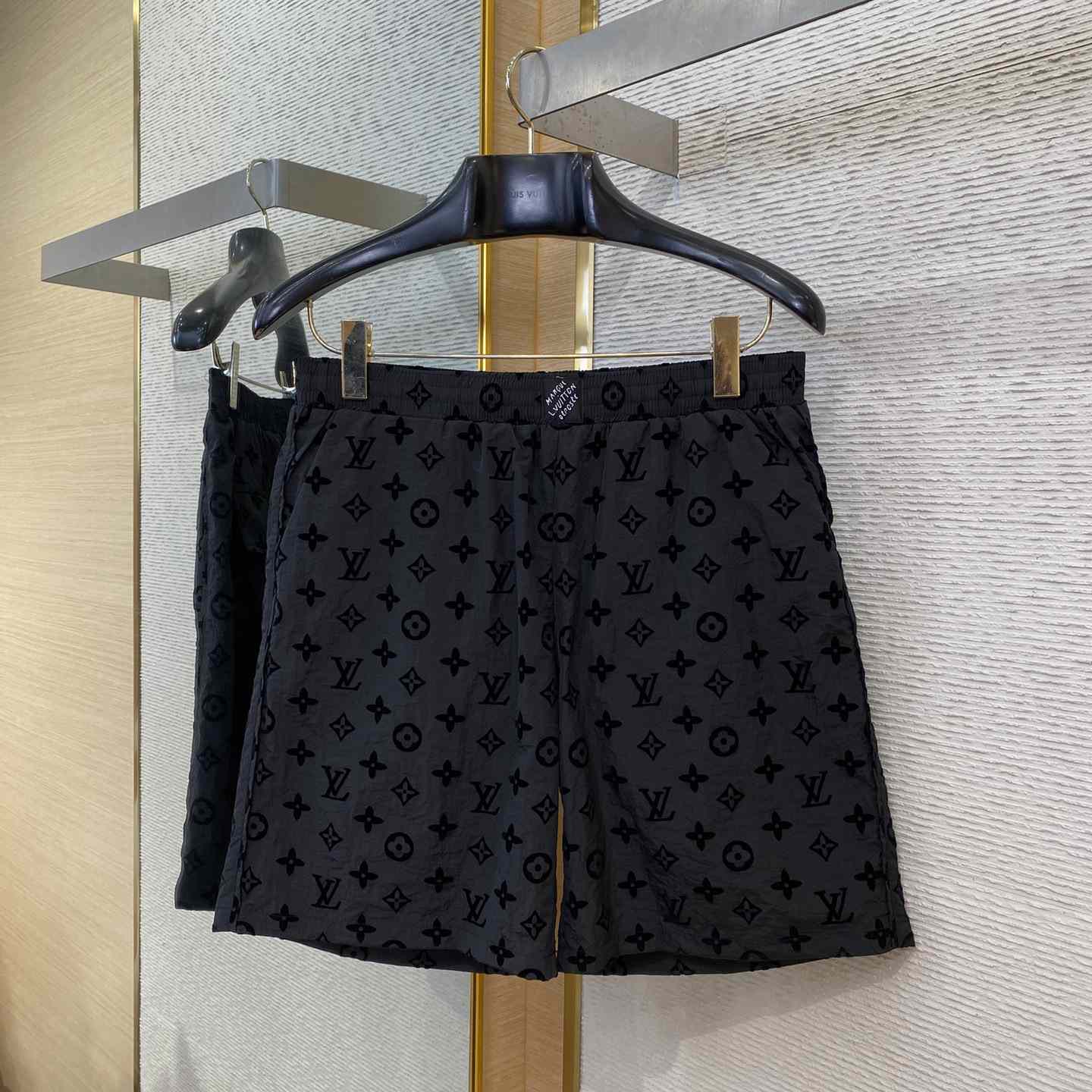 Louis Vuitton Flocked Monogram Shorts - PerfectKickZ