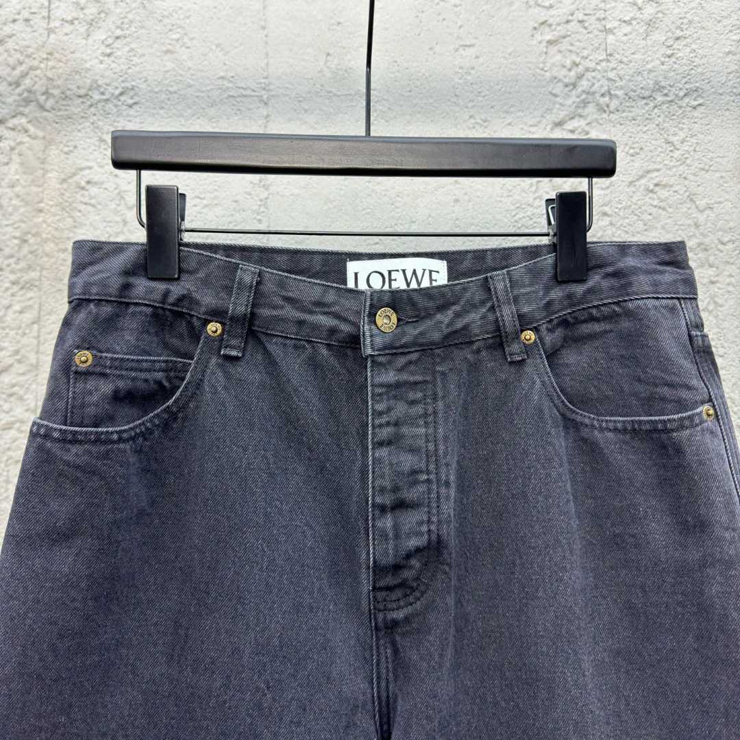 Loewe Anagram Baggy Jeans In Denim - PerfectKickZ