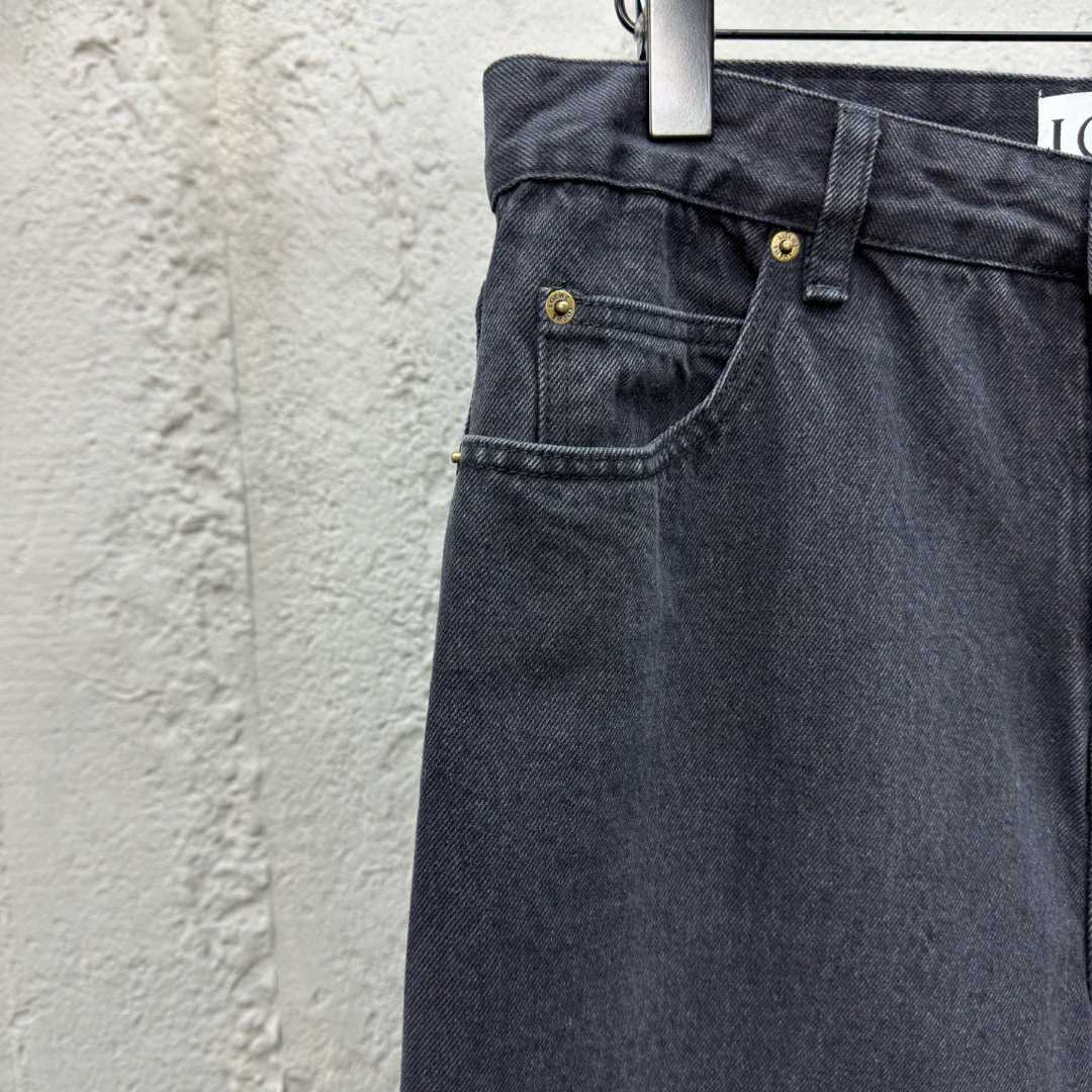 Loewe Anagram Baggy Jeans In Denim - PerfectKickZ