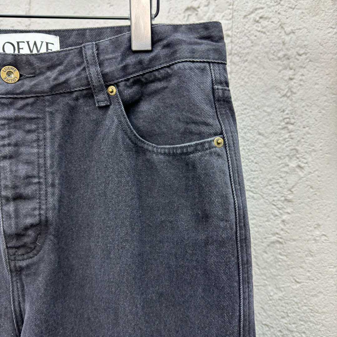 Loewe Anagram Baggy Jeans In Denim - PerfectKickZ