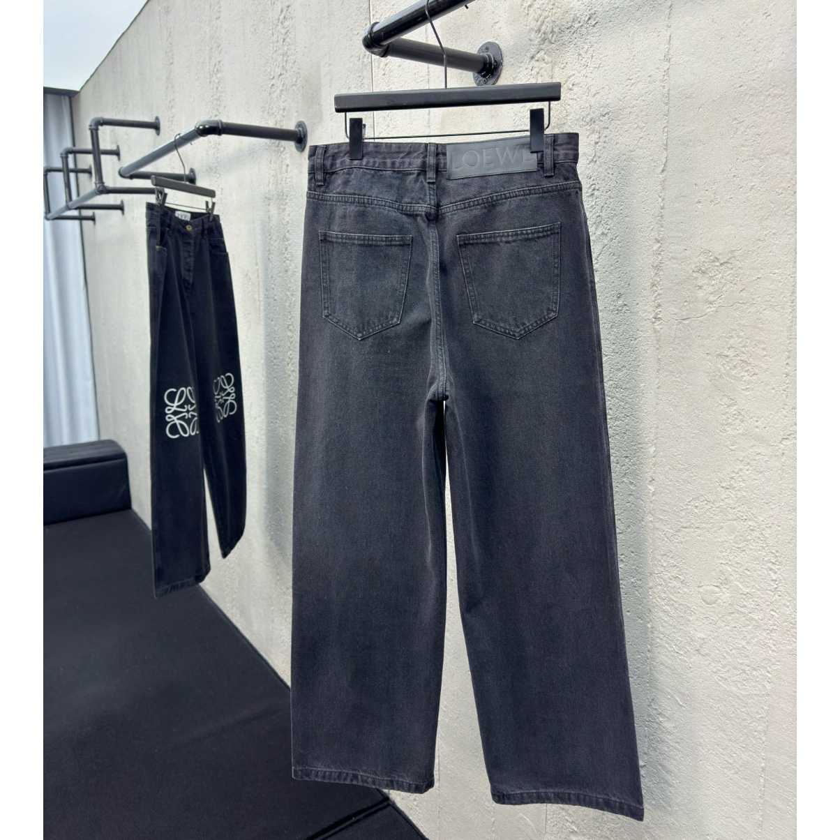 Loewe Anagram Baggy Jeans In Denim - PerfectKickZ