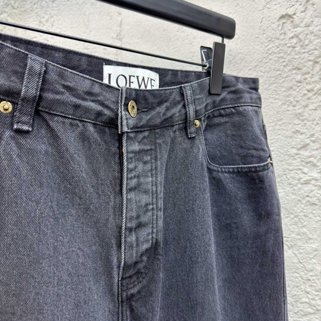 Loewe Anagram Baggy Jeans In Denim - PerfectKickZ