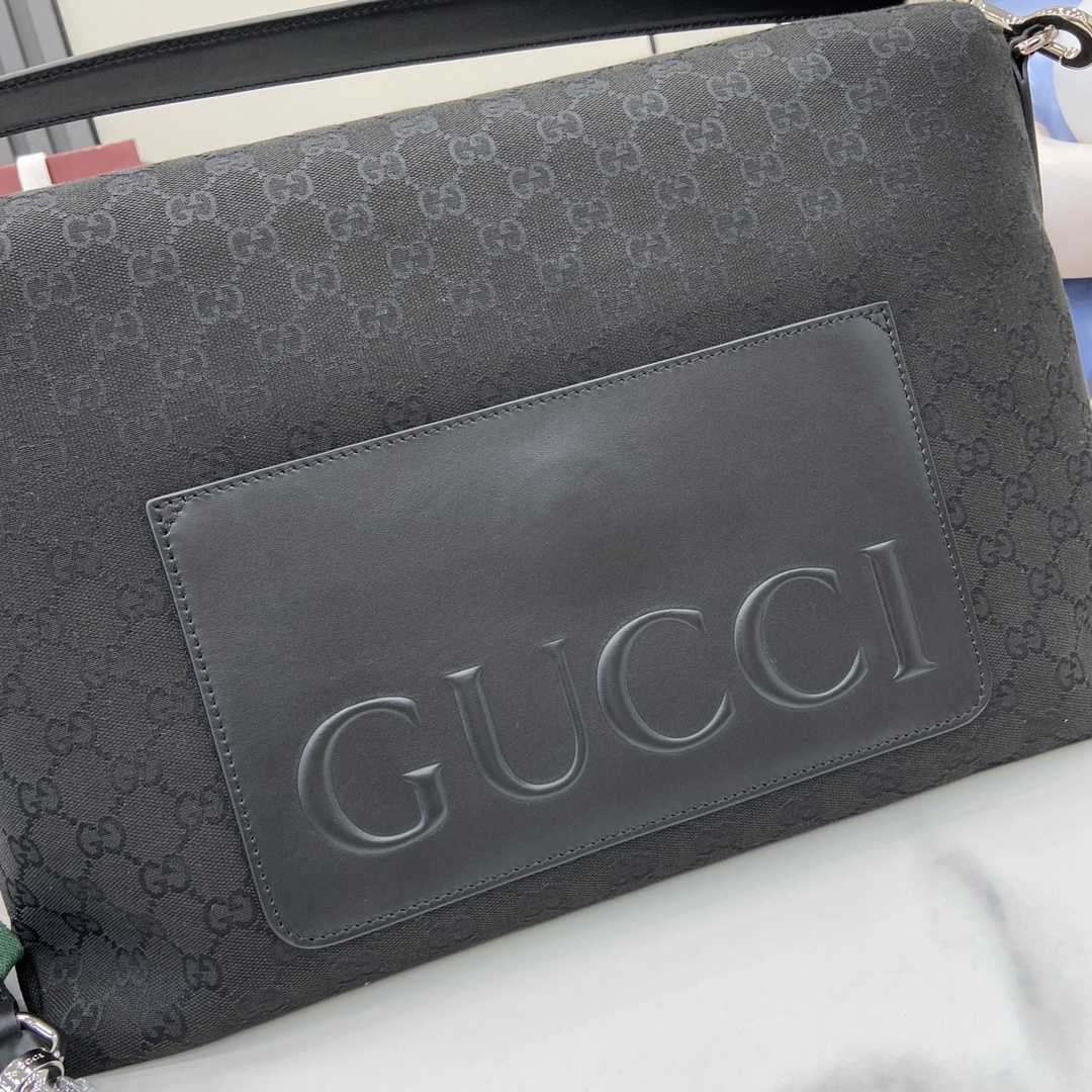 Gucci Medium GG Crossbody Bag With Web - PerfectKickZ