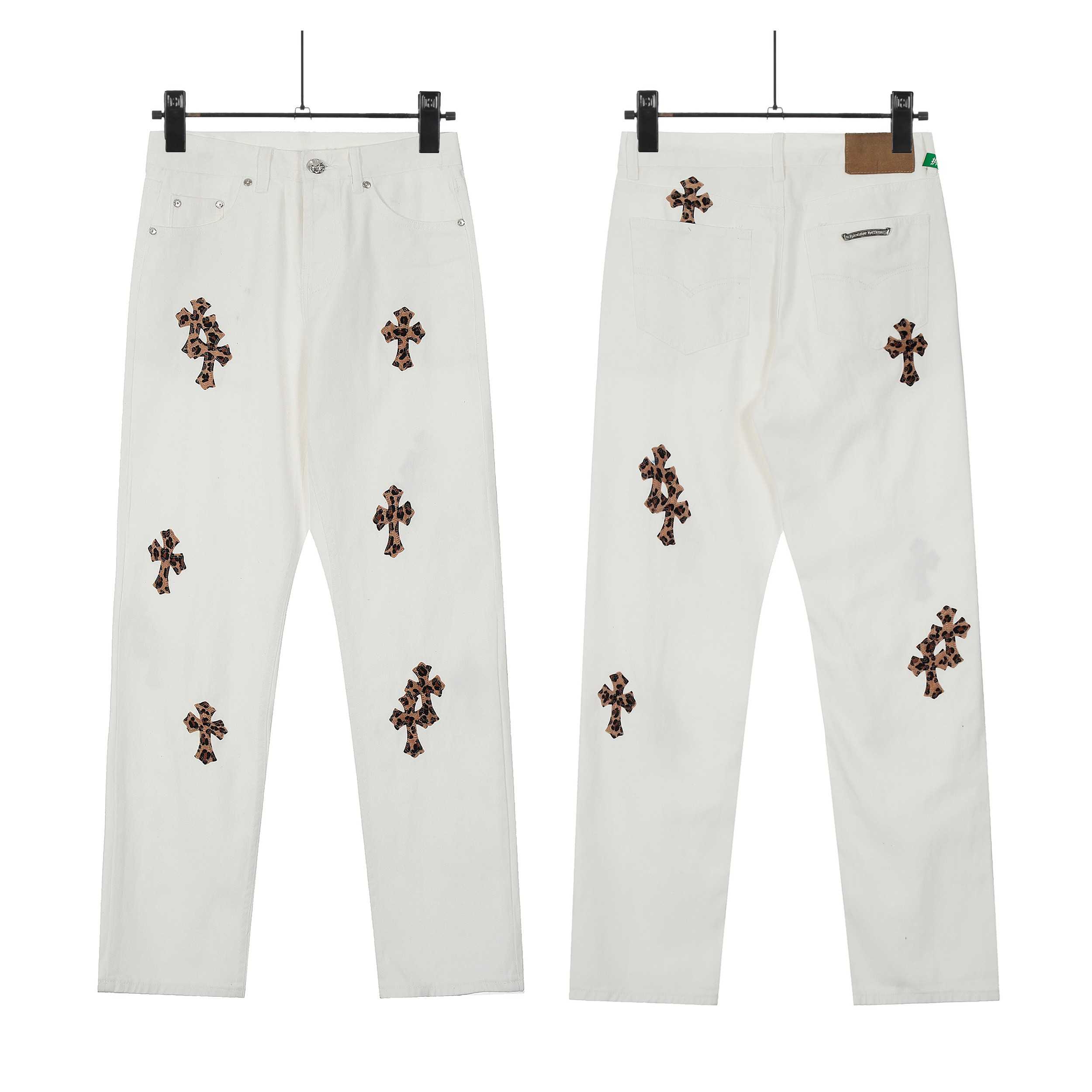 Chrome Hearts Cross Patch Jeans - PerfectKickZ