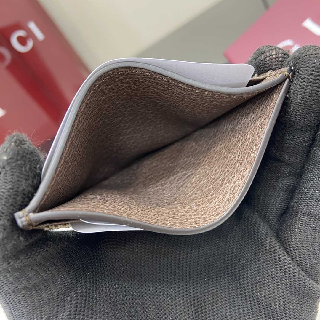 Gucci GG Printed Card Case Wallet - PerfectKickZ