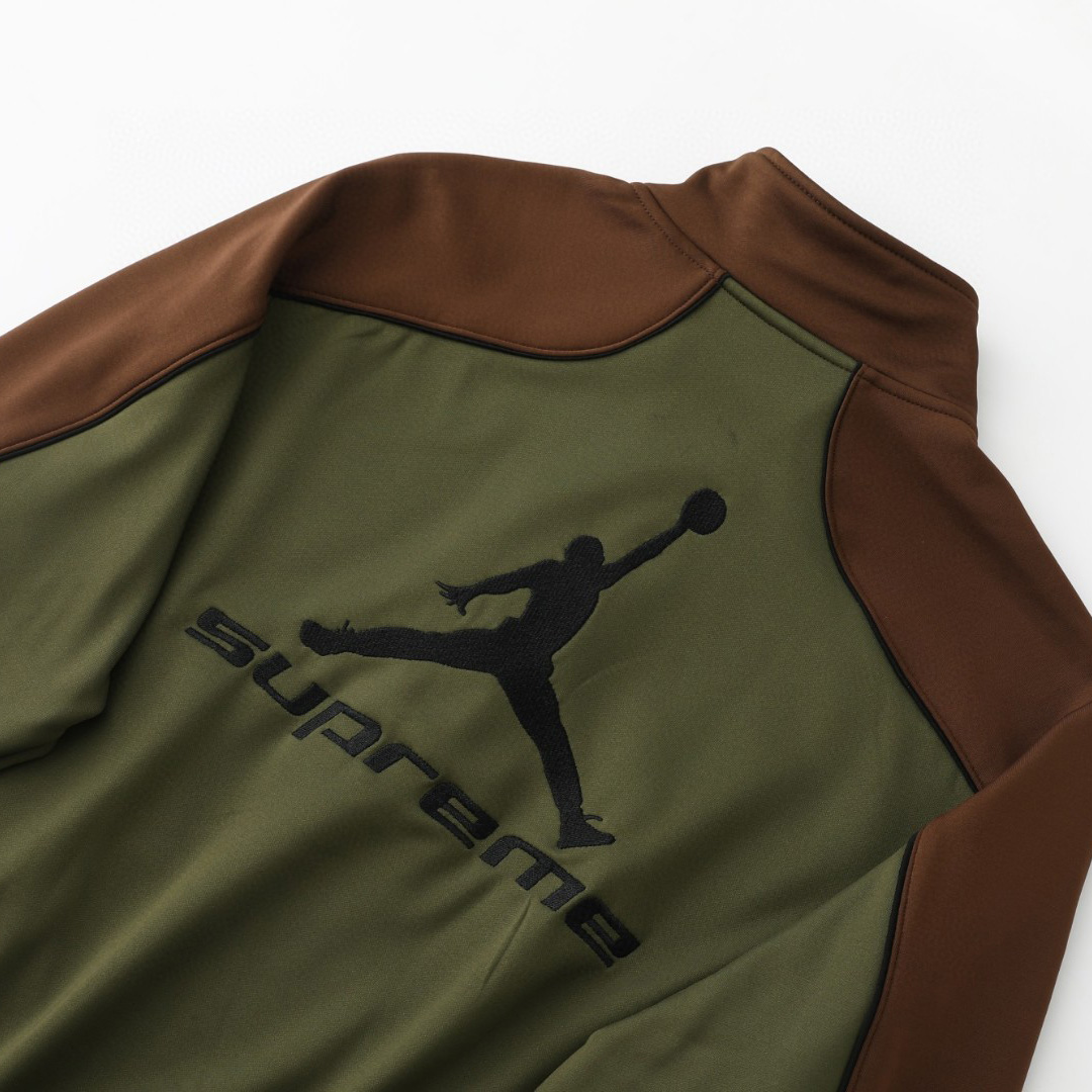 Supreme x Jordan Tricot Track Jacket - PerfectKickZ
