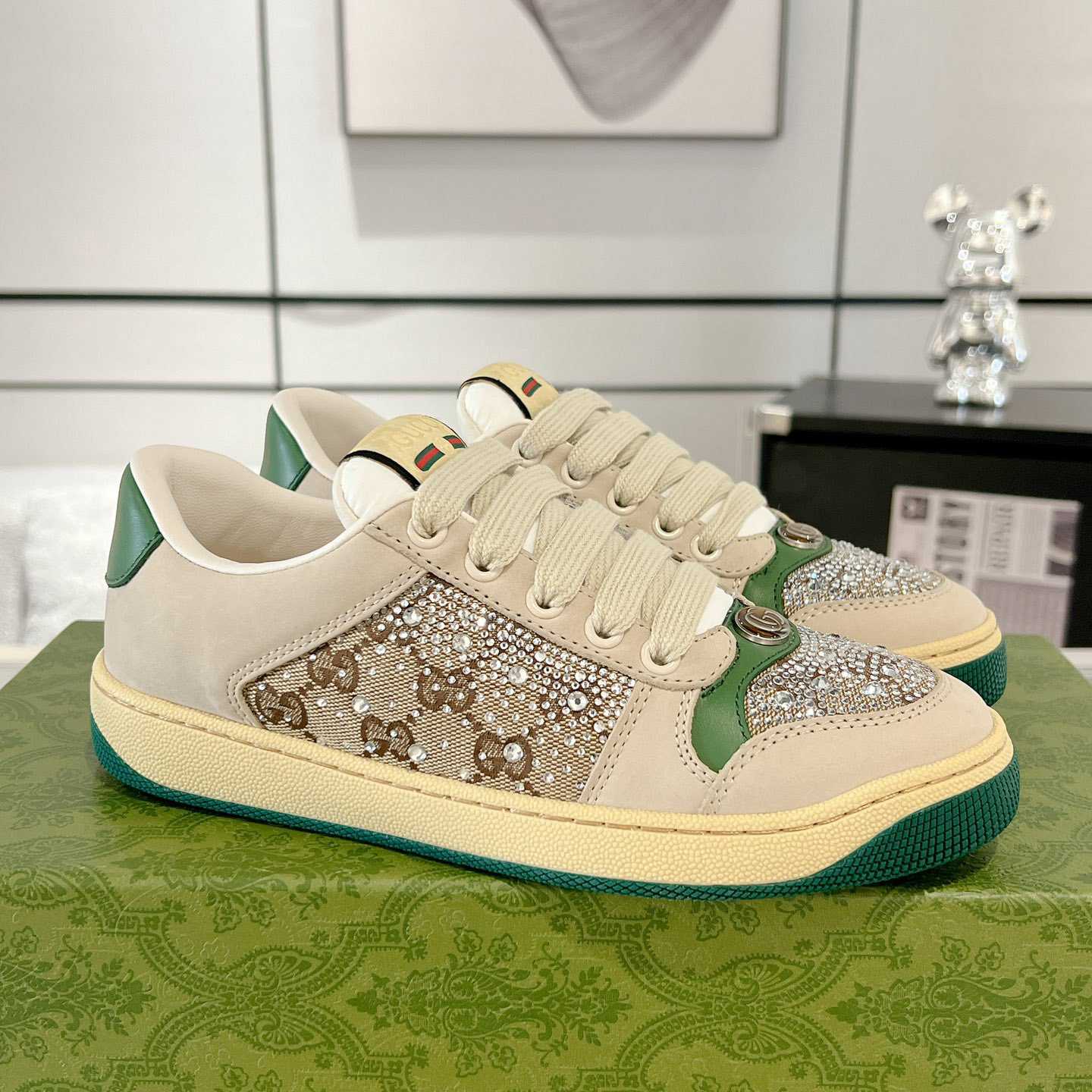 Gucci Women's Screener Sneaker - PerfectKickZ