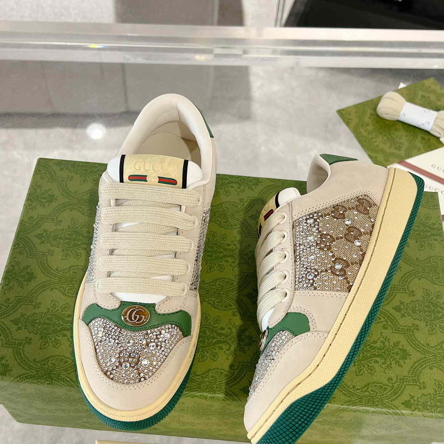 Gucci Women's Screener Sneaker - PerfectKickZ