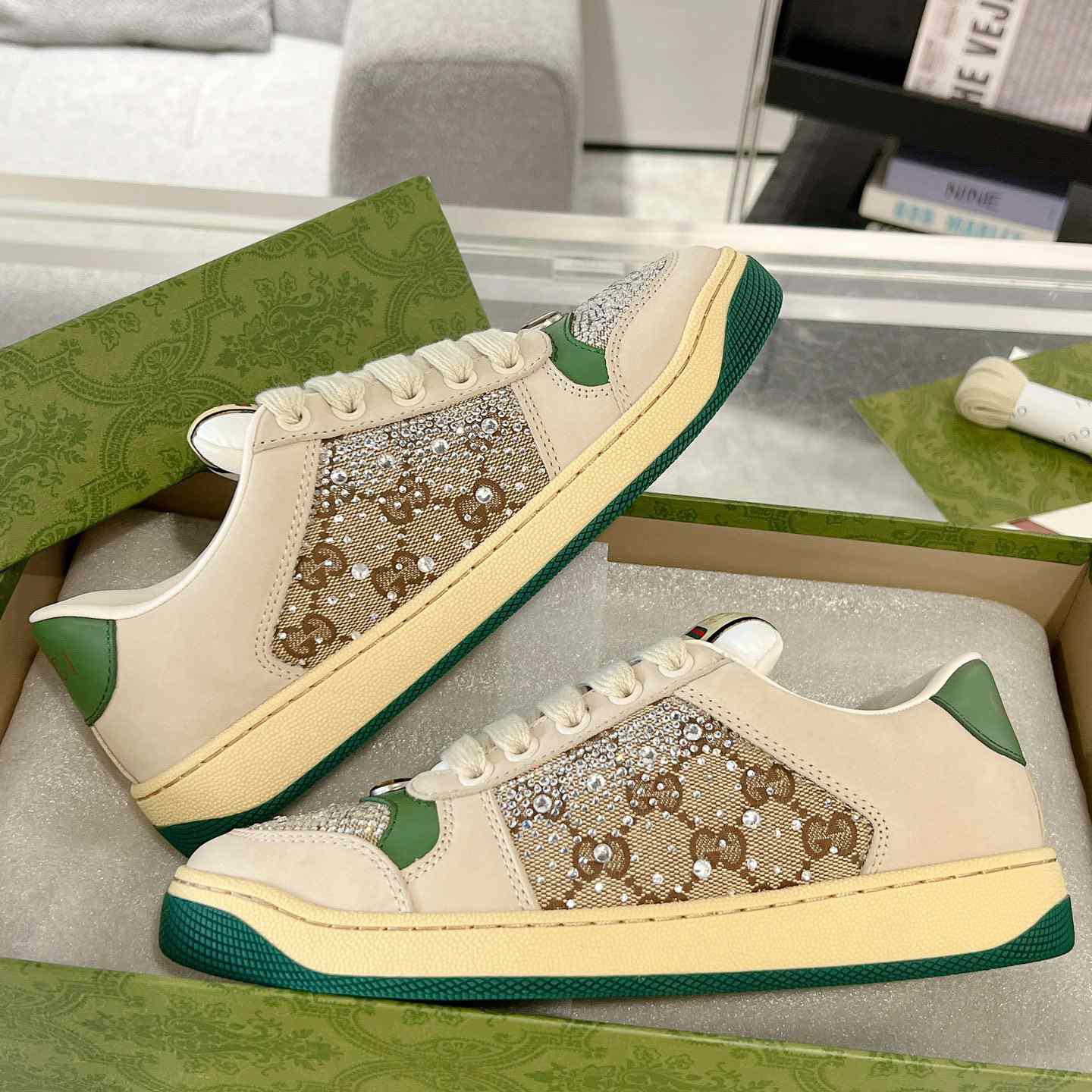 Gucci Women's Screener Sneaker - PerfectKickZ