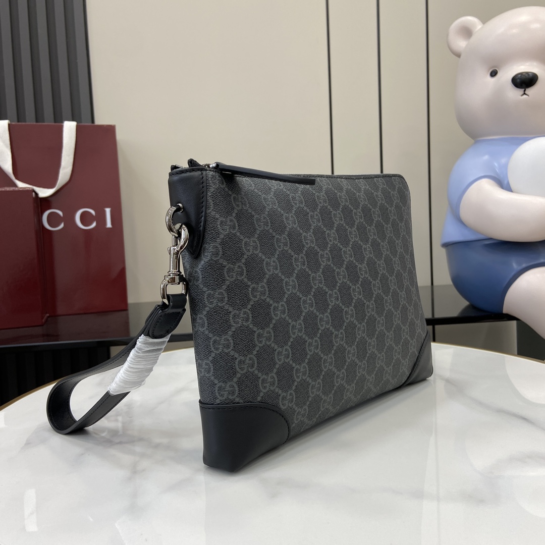 Gucci GG Emblem Small Business Case - PerfectKickZ