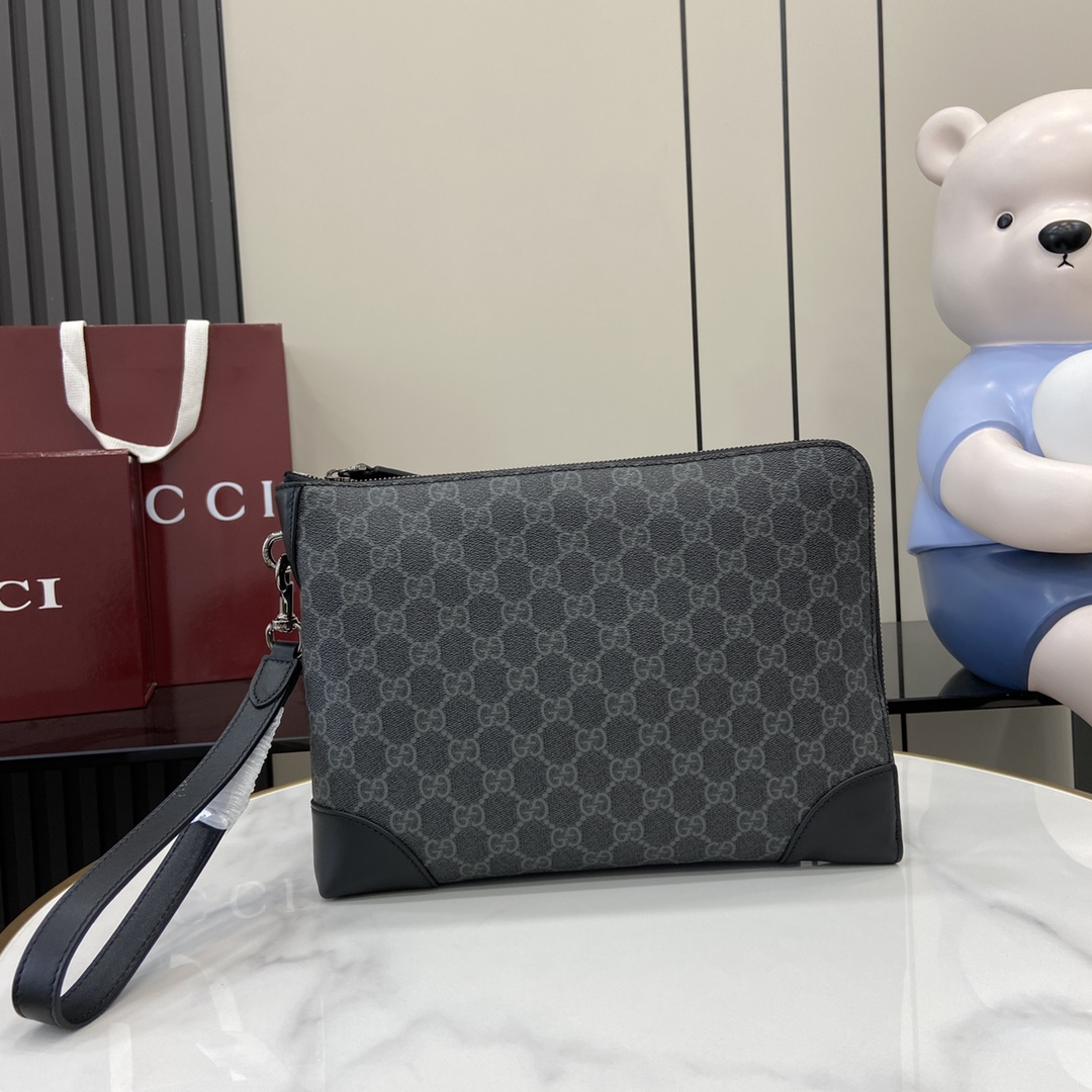 Gucci GG Emblem Small Business Case - PerfectKickZ