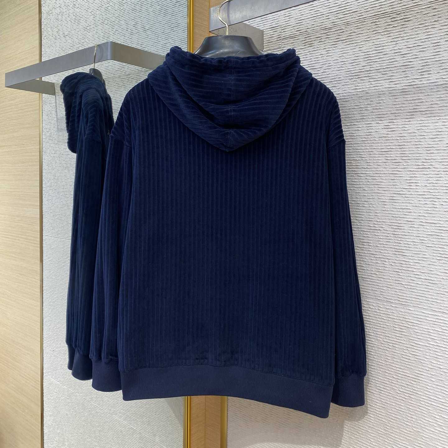 Fendi Blue Velvet Sweatshirt And Corduroy Trousers - PerfectKickZ