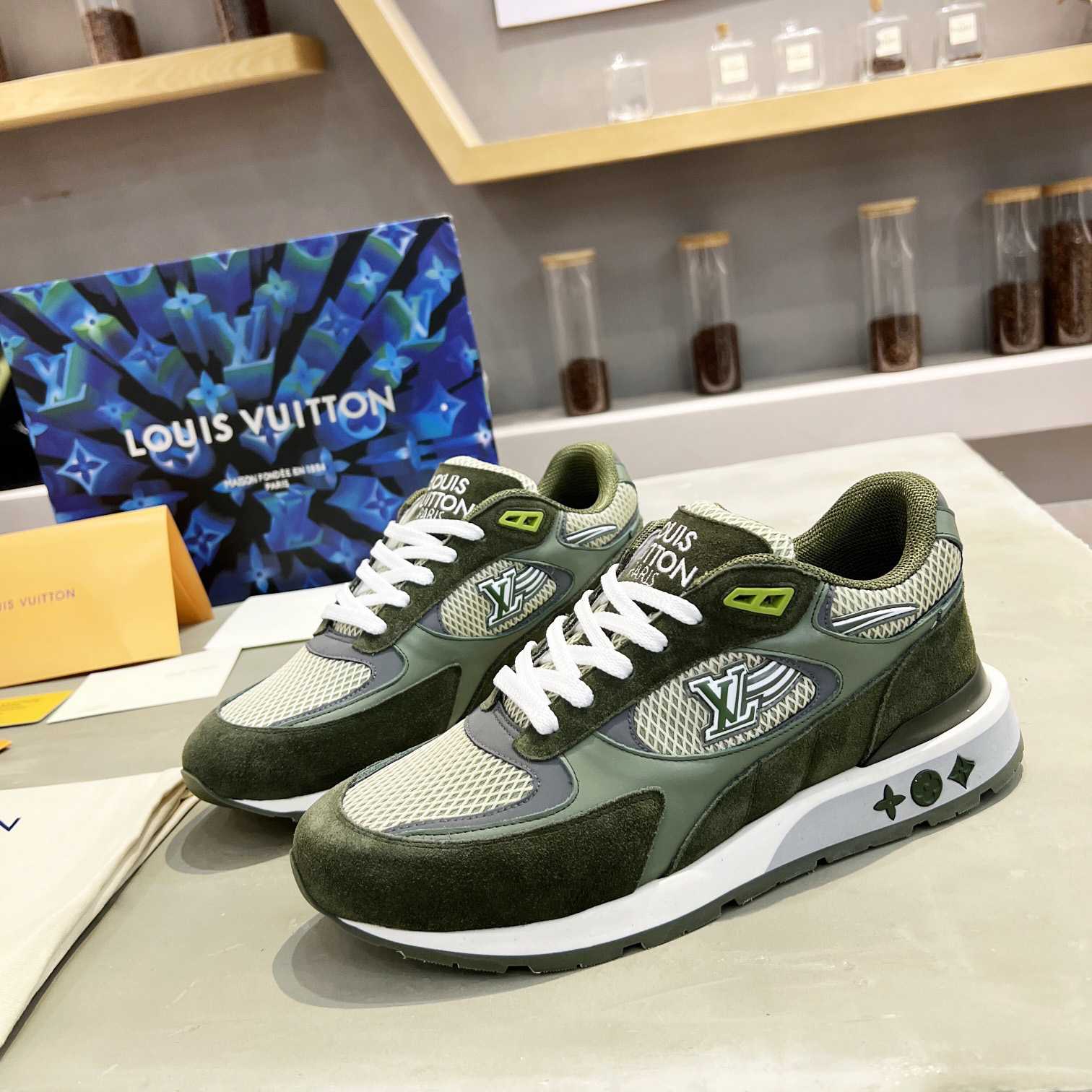 Louis Vuitton Run Away Sneaker   (upon uk size) - PerfectKickZ