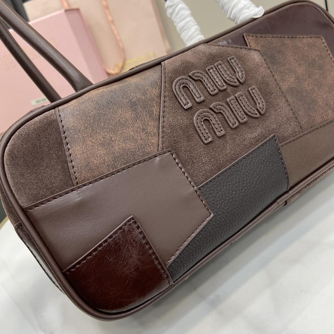 Miu Miu Beau Leather Patchwork Bag - PerfectKickZ