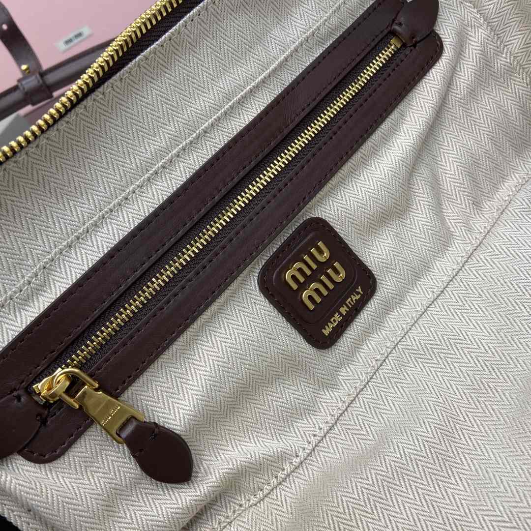 Miu Miu Beau Leather Patchwork Bag - PerfectKickZ