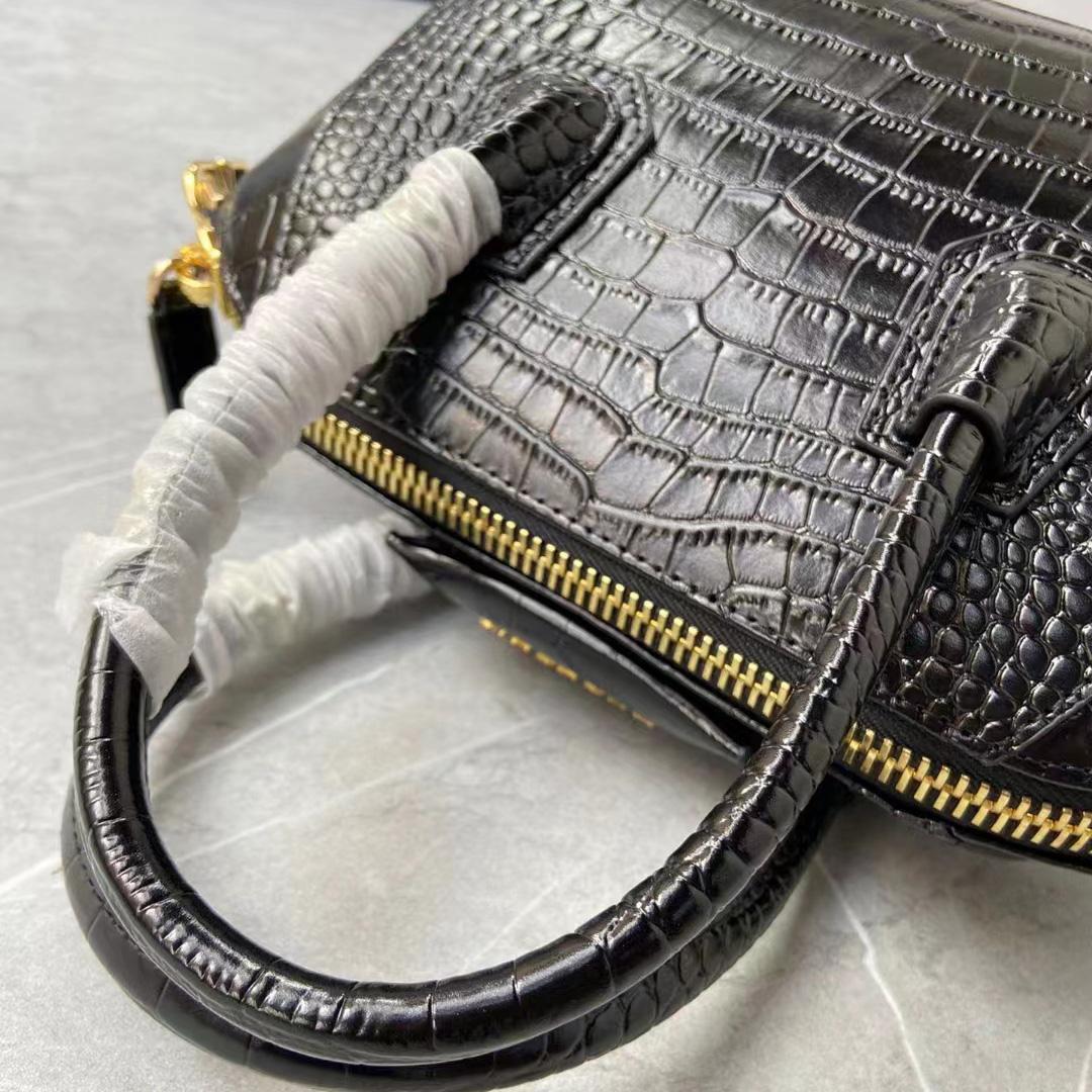 Givenchy Mini Antigona Bag In Crocodile Effect Leather - PerfectKickZ