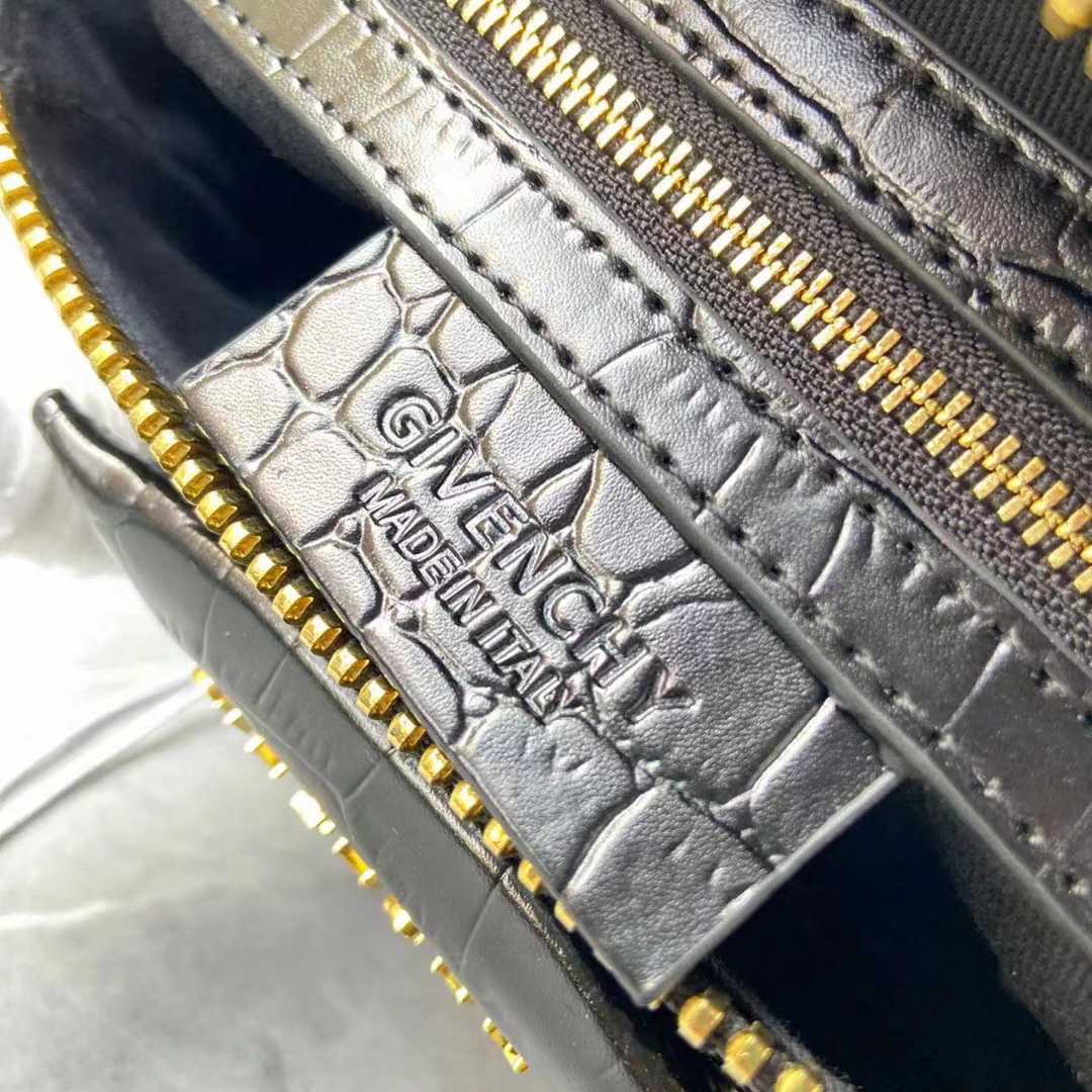 Givenchy Mini Antigona Bag In Crocodile Effect Leather - PerfectKickZ