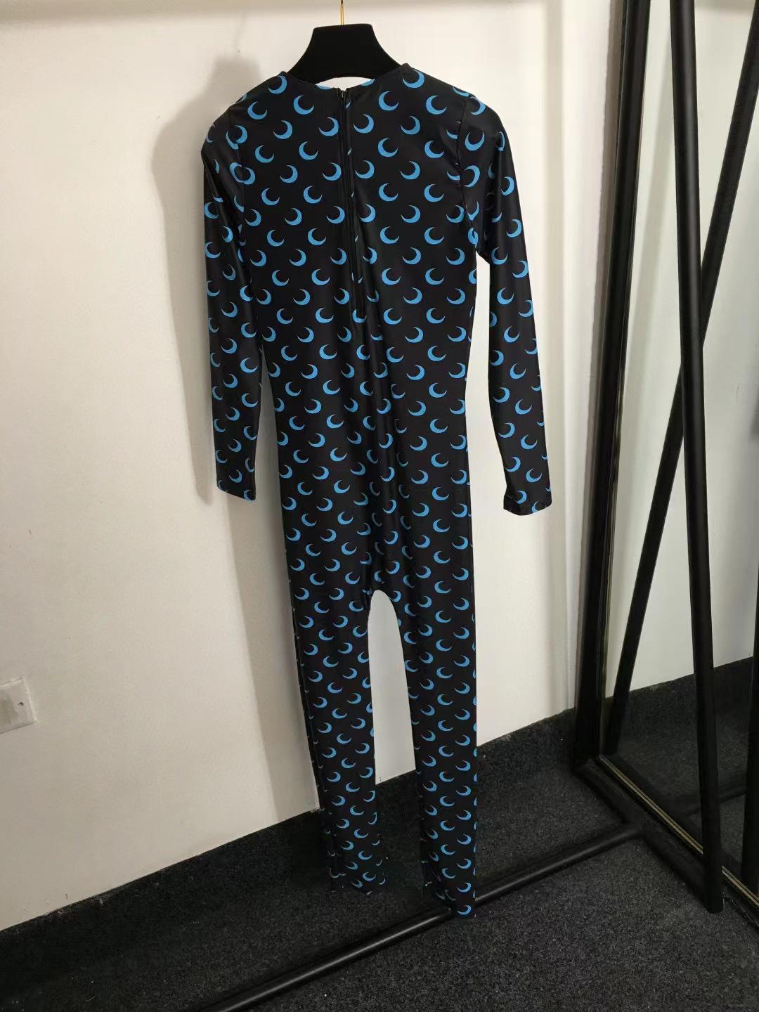 Marine Serre Tan All Over Moon Jumpsuit - PerfectKickZ
