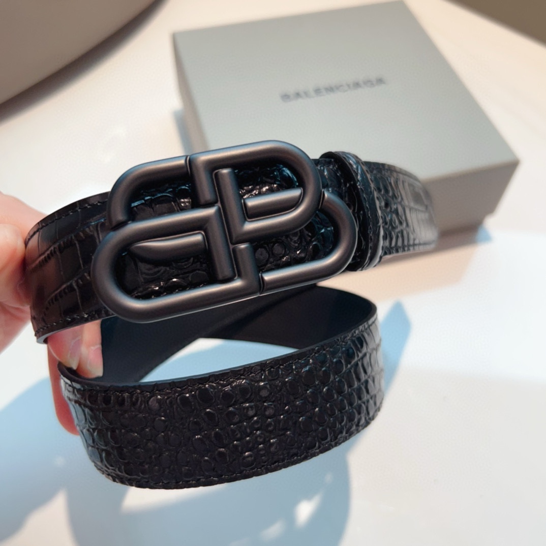 Balenciaga Leather Belt - PerfectKickZ