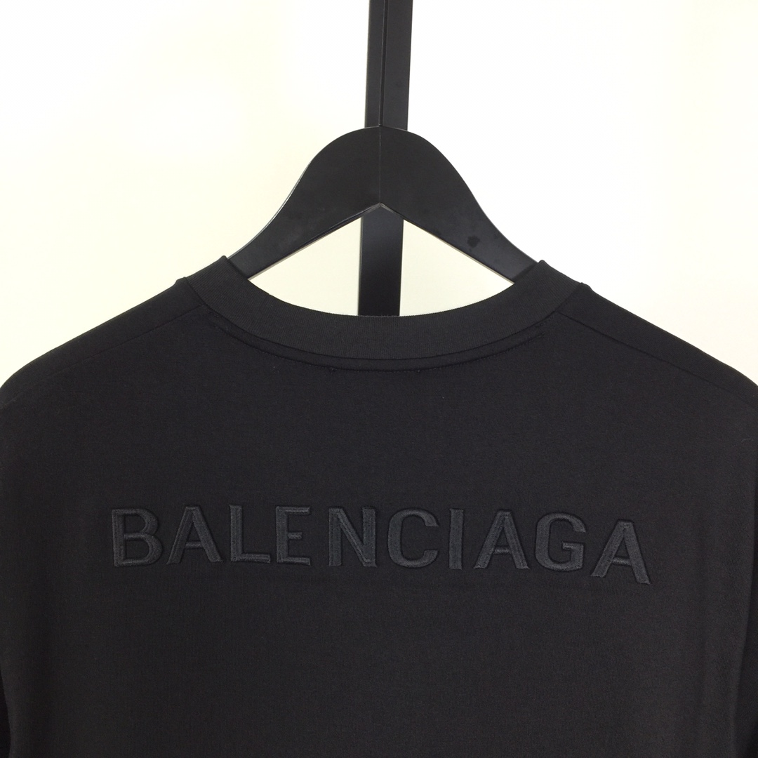 Balenciaga Cotton Jersey T-shirt With Embroidery - PerfectKickZ