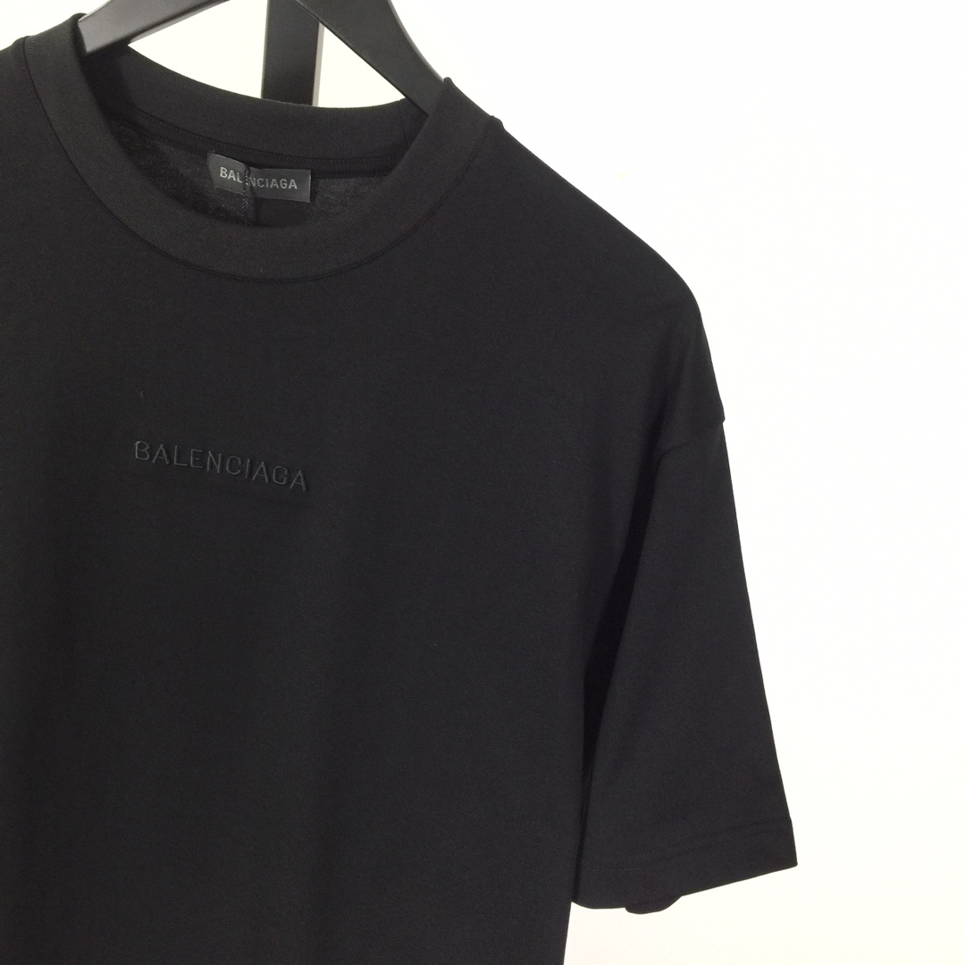 Balenciaga Cotton Jersey T-shirt With Embroidery - PerfectKickZ