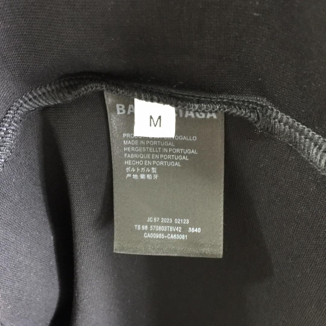 Balenciaga Cotton Jersey T-shirt With Embroidery - PerfectKickZ