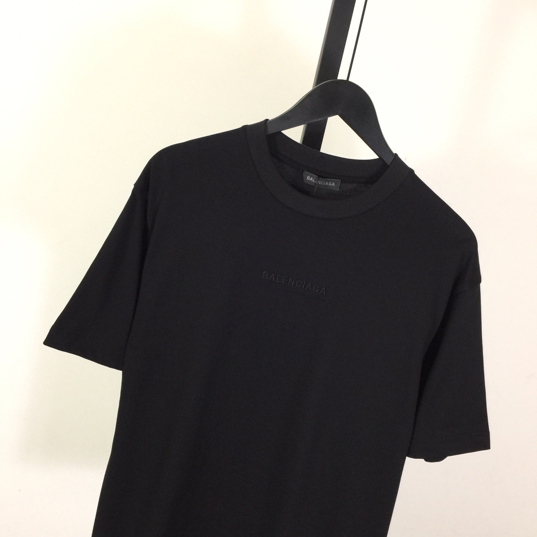 Balenciaga Cotton Jersey T-shirt With Embroidery - PerfectKickZ