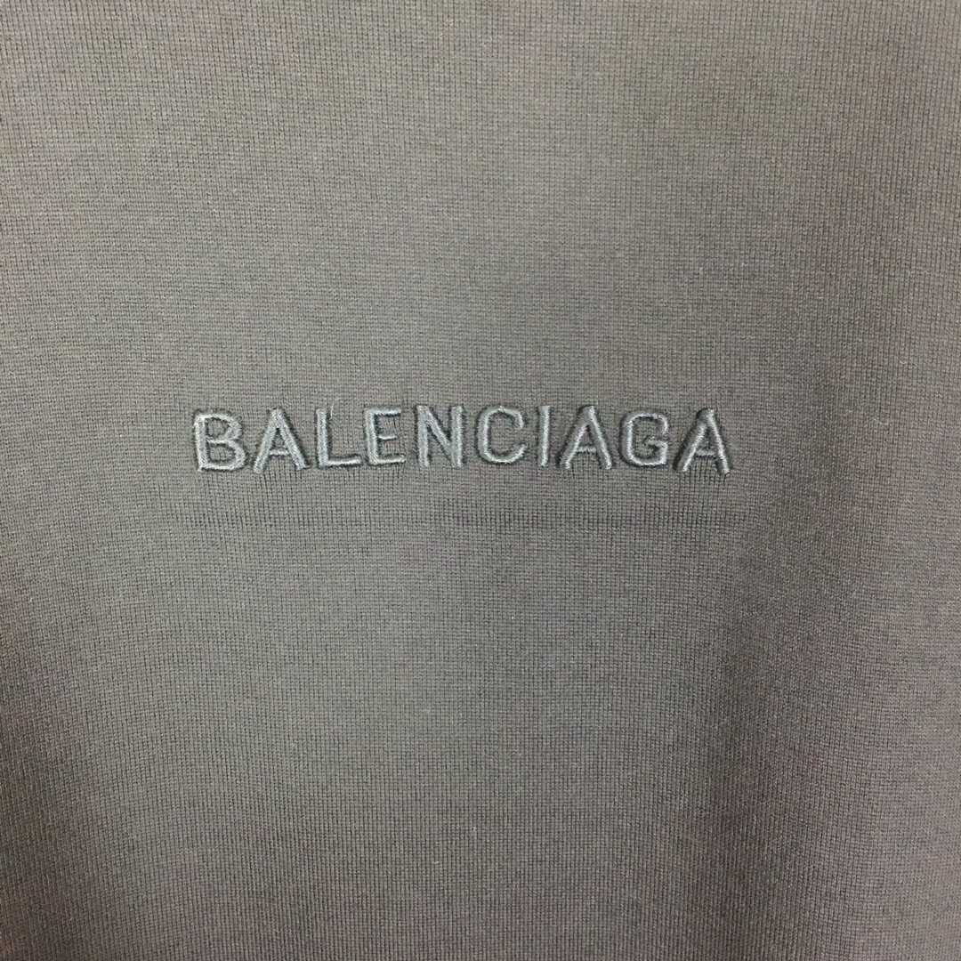 Balenciaga Cotton Jersey T-shirt With Embroidery - PerfectKickZ