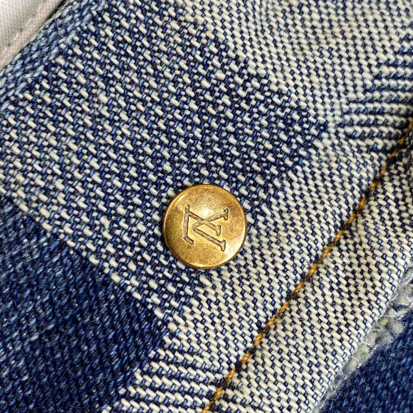 Louis Vuitton Damier Denim Pants - PerfectKickZ