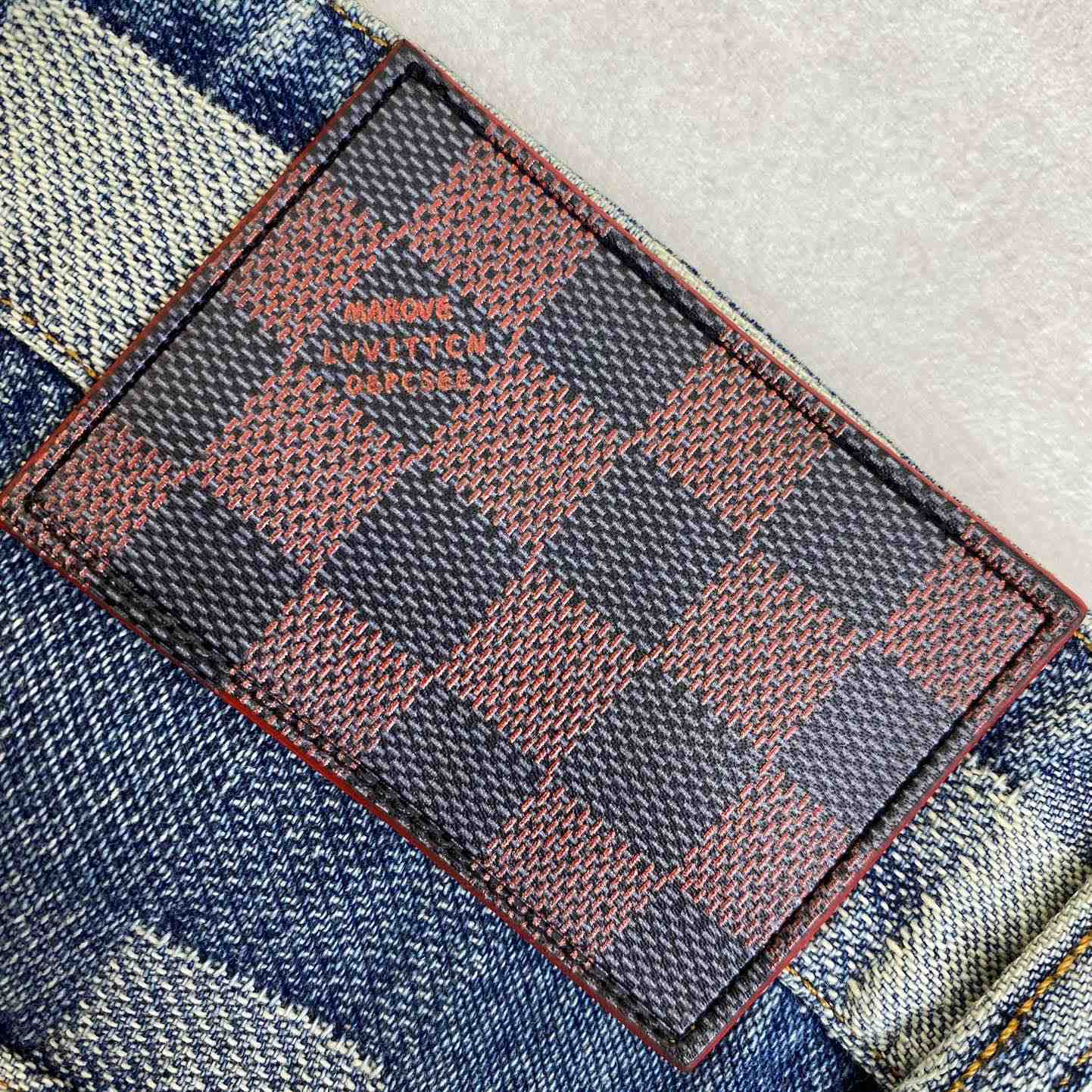 Louis Vuitton Damier Denim Pants - PerfectKickZ