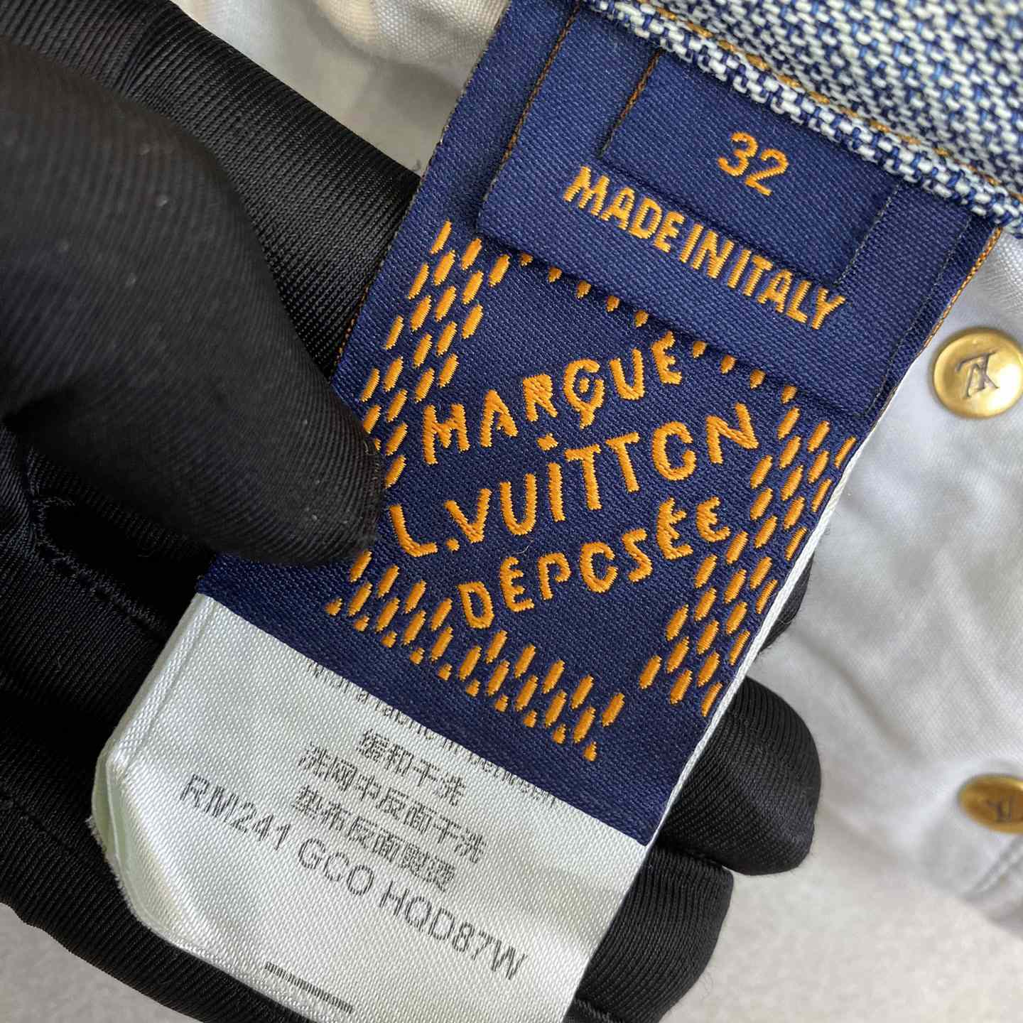 Louis Vuitton Damier Denim Pants - PerfectKickZ