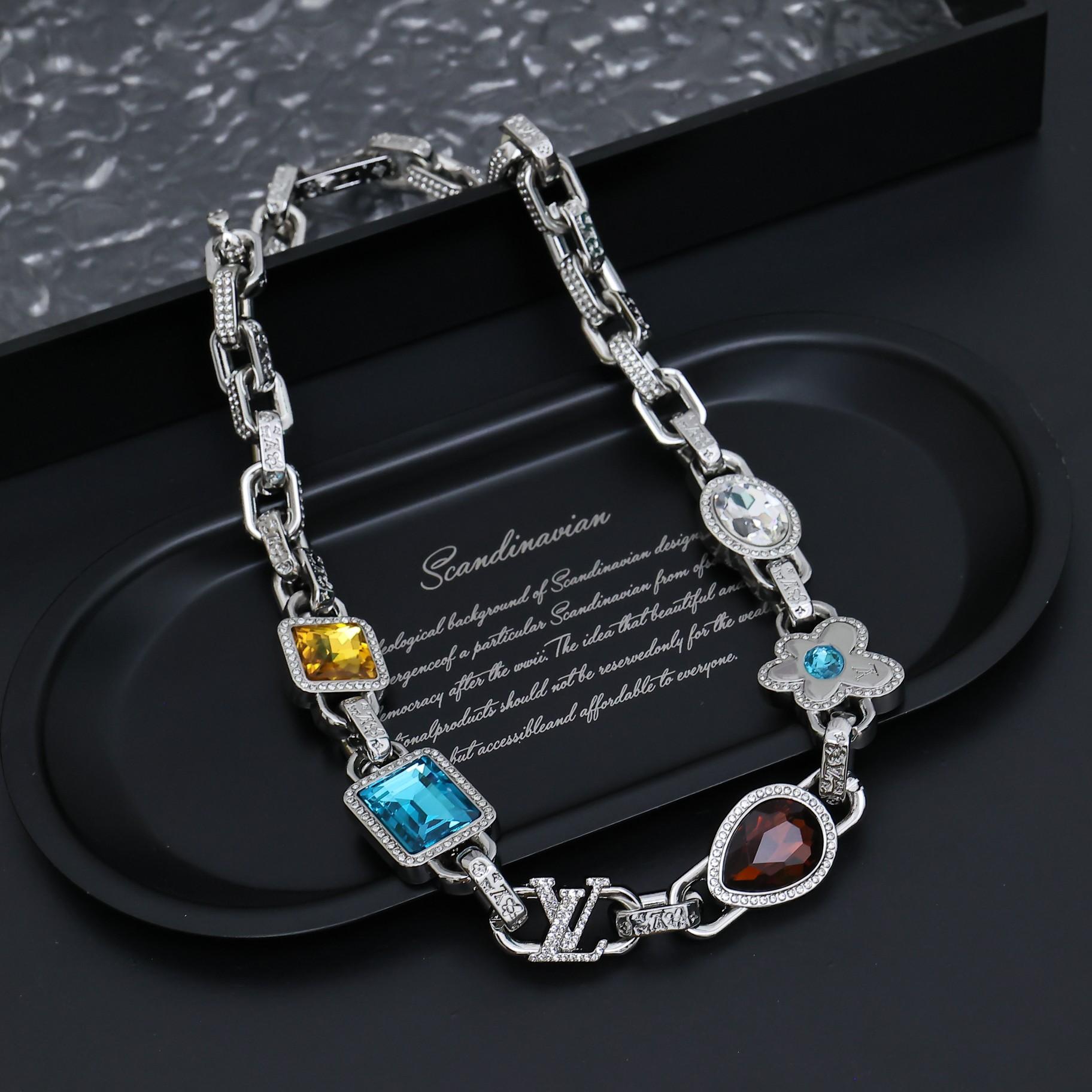 Louis Vuitton Paradise Stone Necklace   - PerfectKickZ