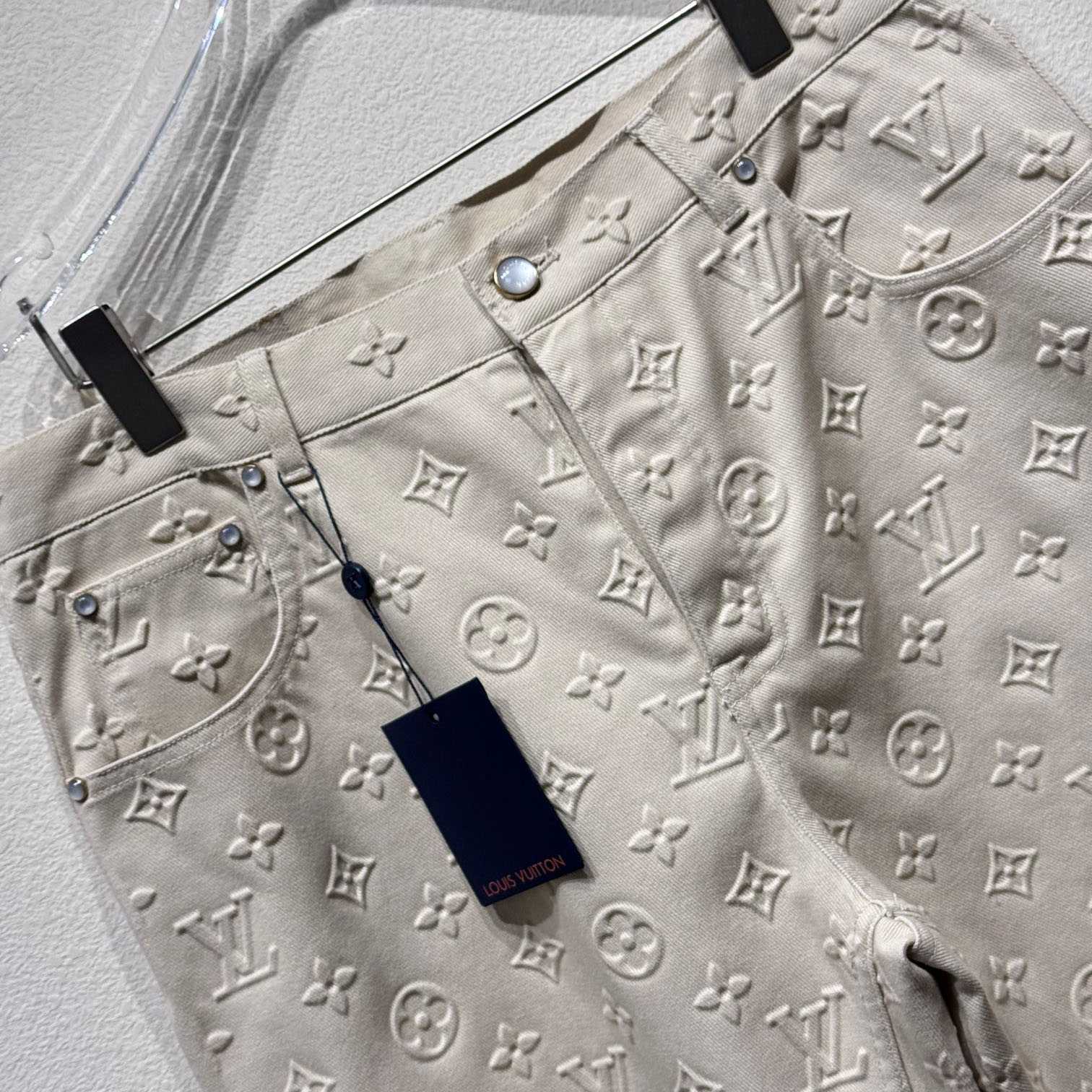 Louis Vuitton Monogram Embossed Skate Pants    - PerfectKickZ