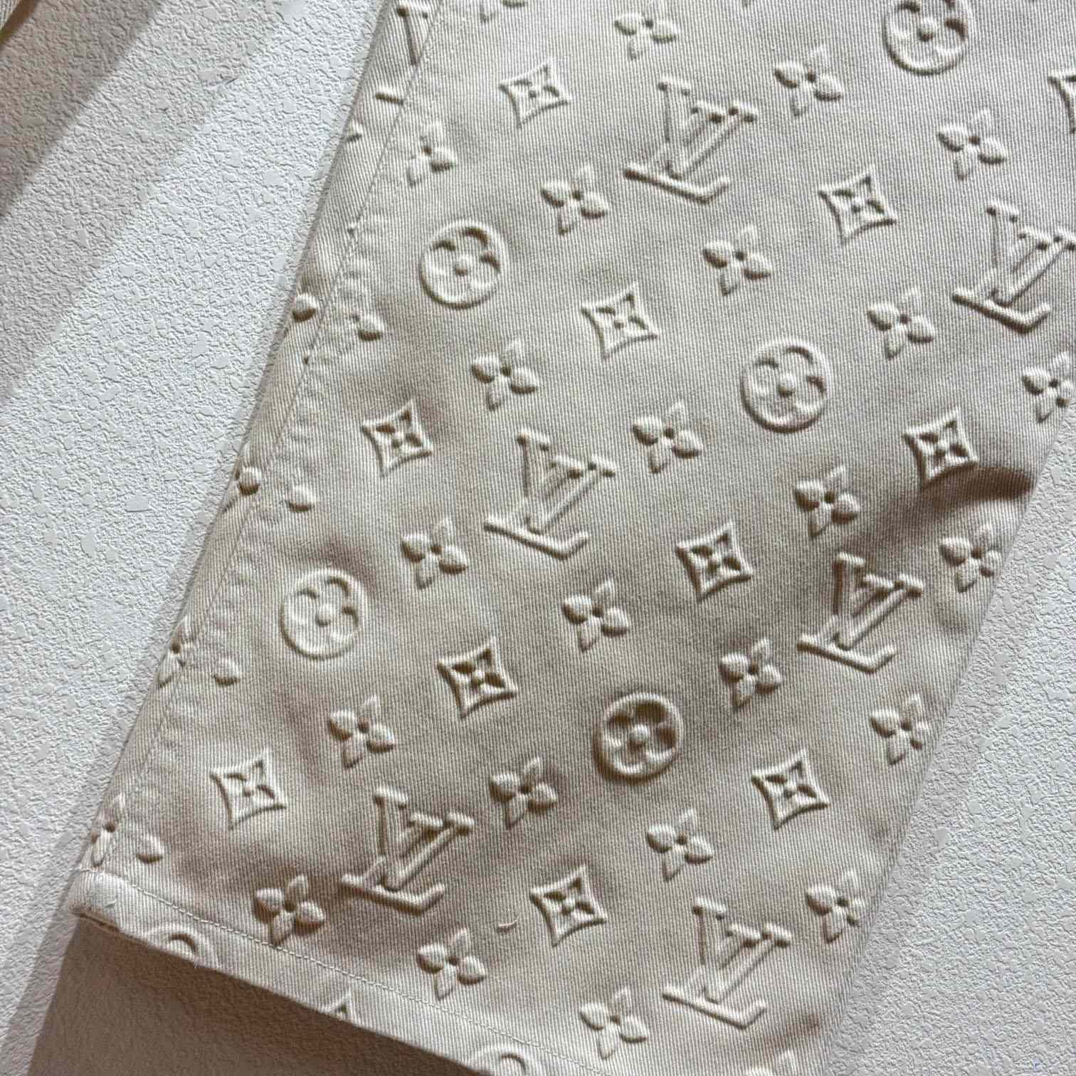 Louis Vuitton Monogram Embossed Skate Pants    - PerfectKickZ