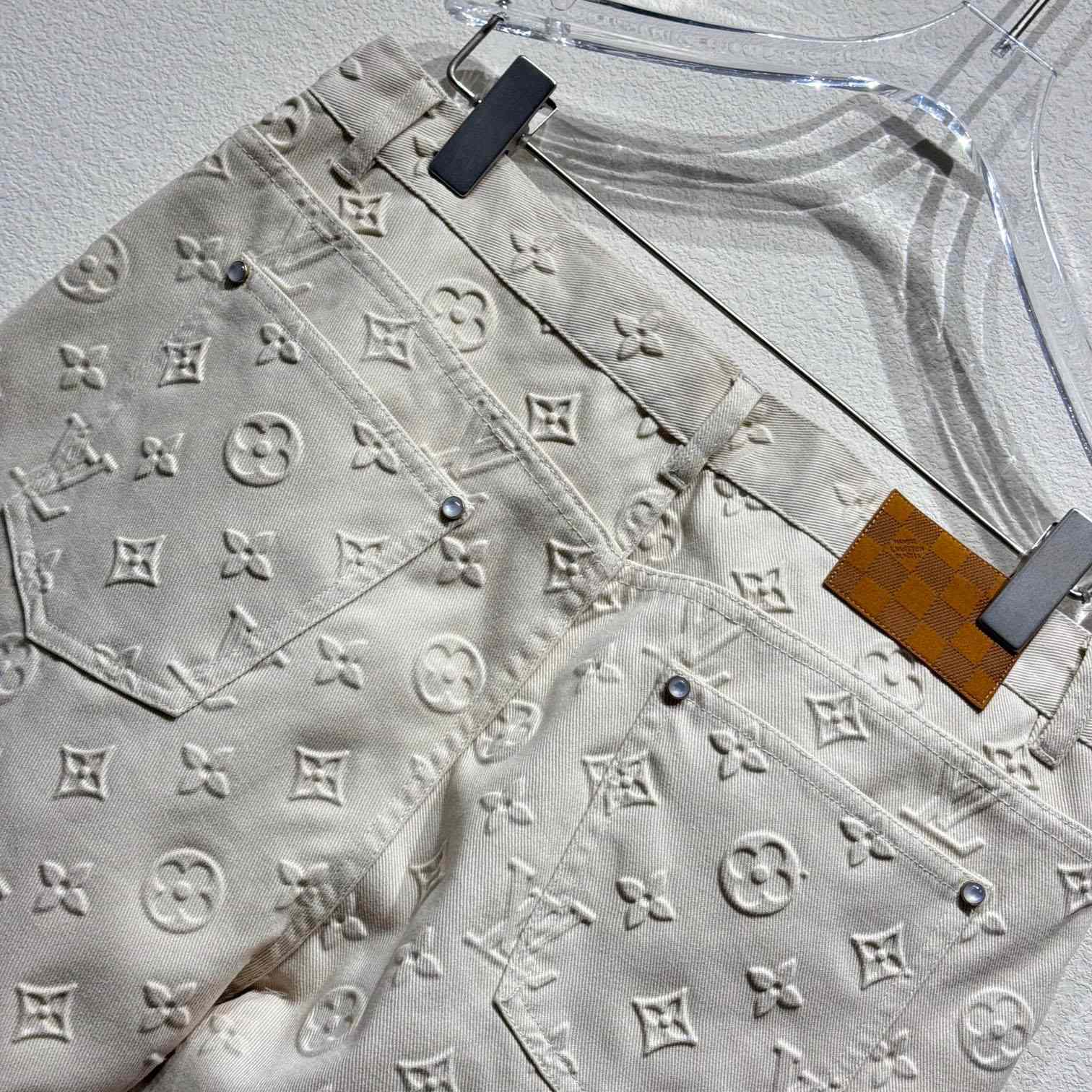 Louis Vuitton Monogram Embossed Skate Pants    - 