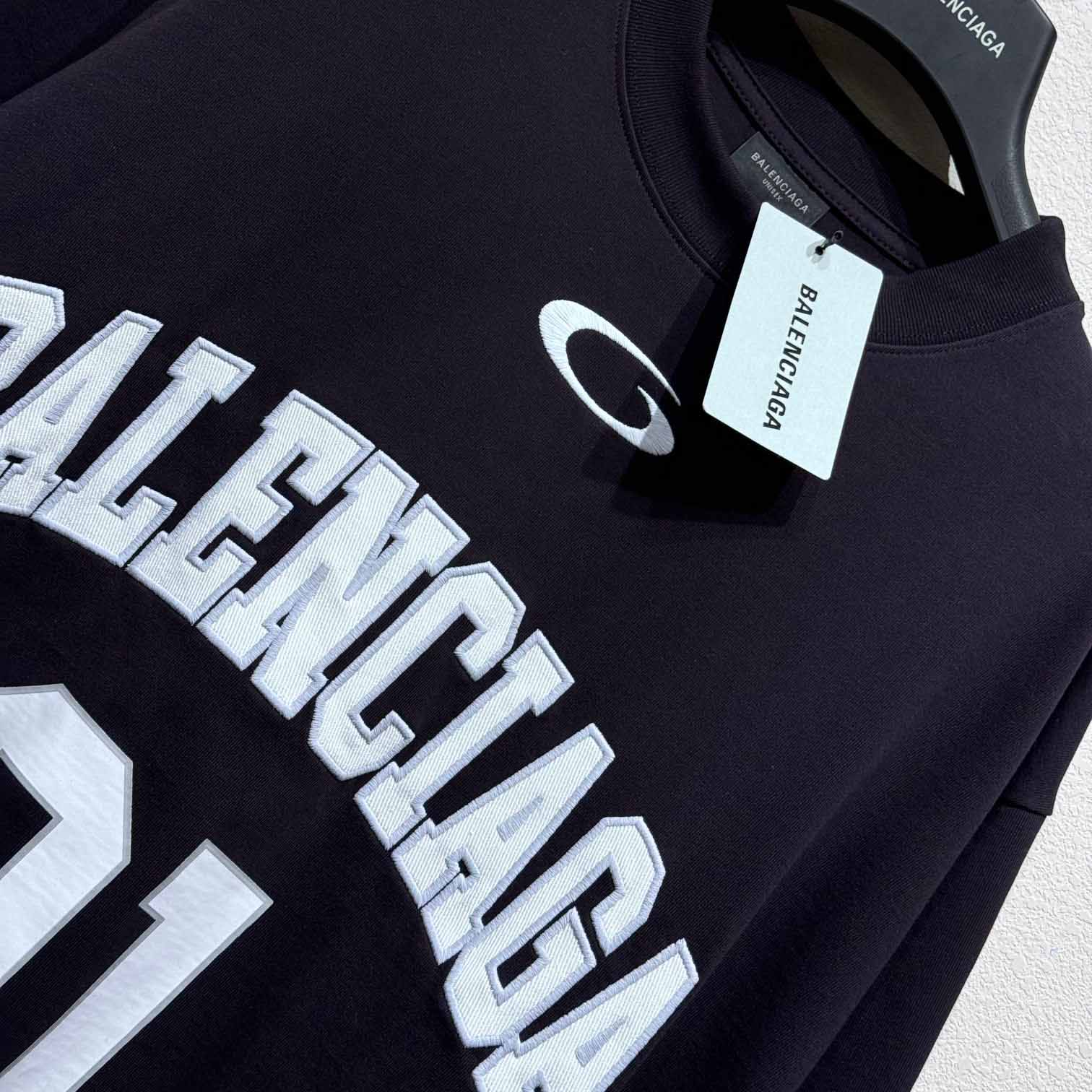 Balenciaga Basketball Series - Oversized T-Shirt In Black - PerfectKickZ